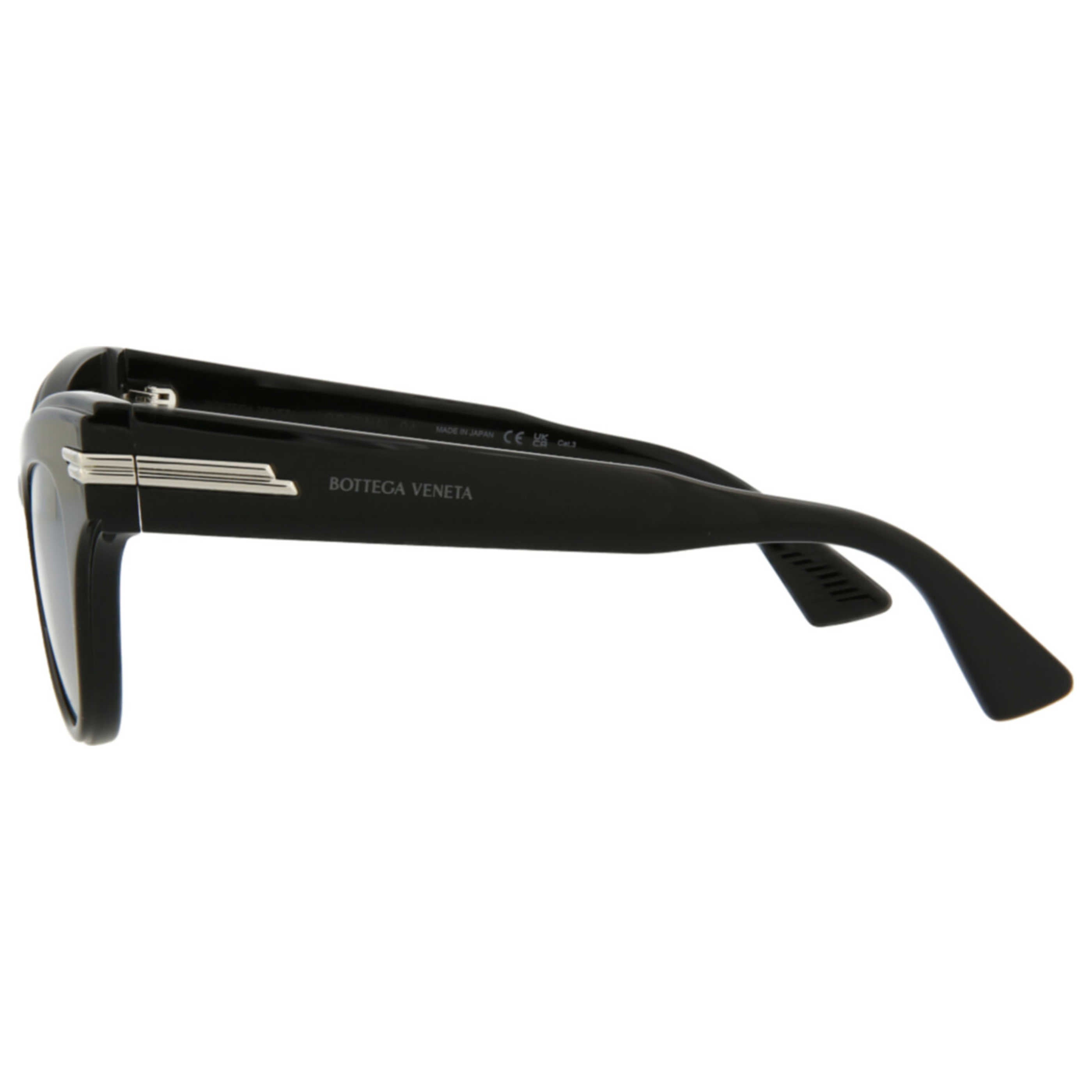 Bottega Veneta BV1004S30007851006 Black Cat-Eye Sunglasses — Black, view 2