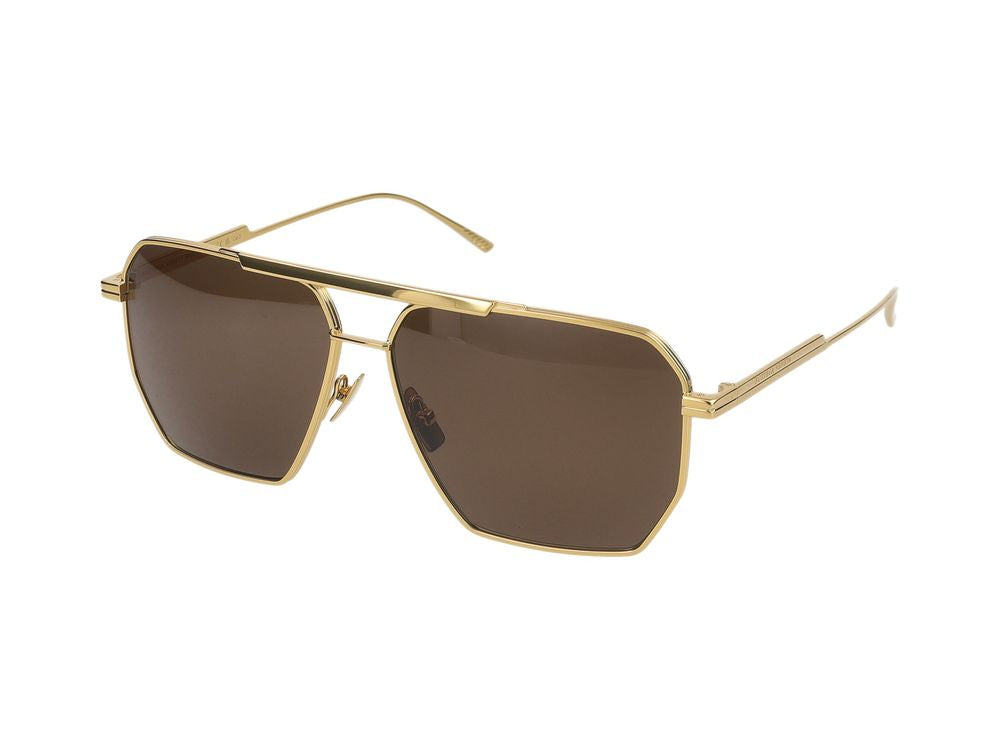 Bottega Veneta BV1012S Sunglasses — Gold by Bottega Veneta