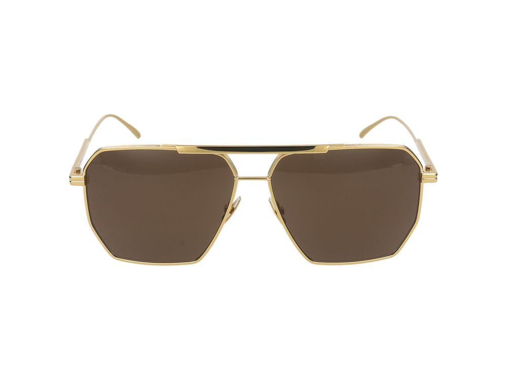 Bottega Veneta BV1012S Sunglasses — Gold, view 4