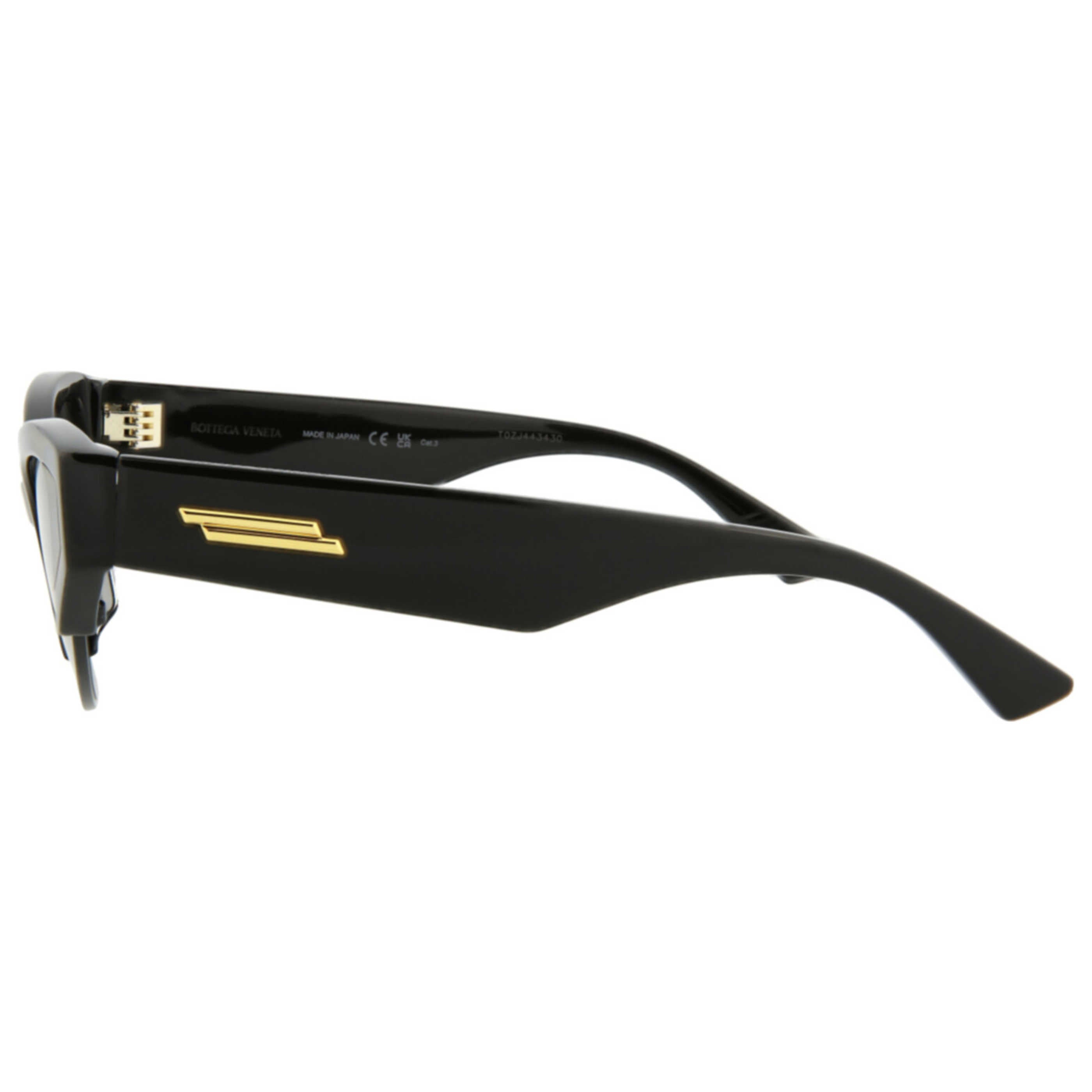 Bottega Veneta BV1102S30011036001 Cat-Eye Sunglasses — Black, view 2