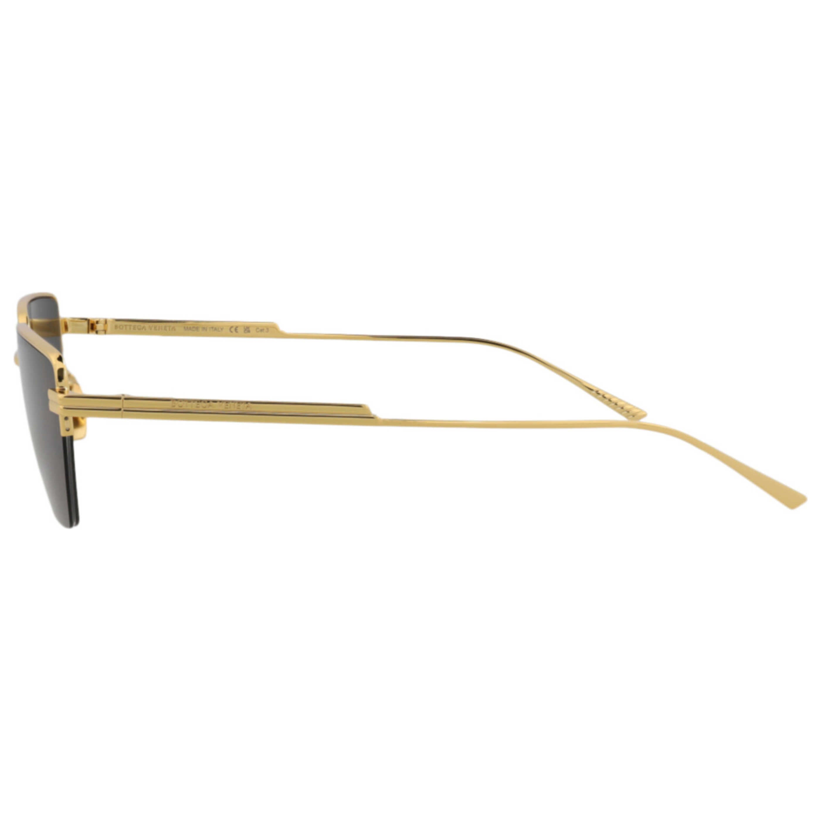 Bottega Veneta BV1107S30011010004 Metal Frame Sunglasses — Gold, view 2