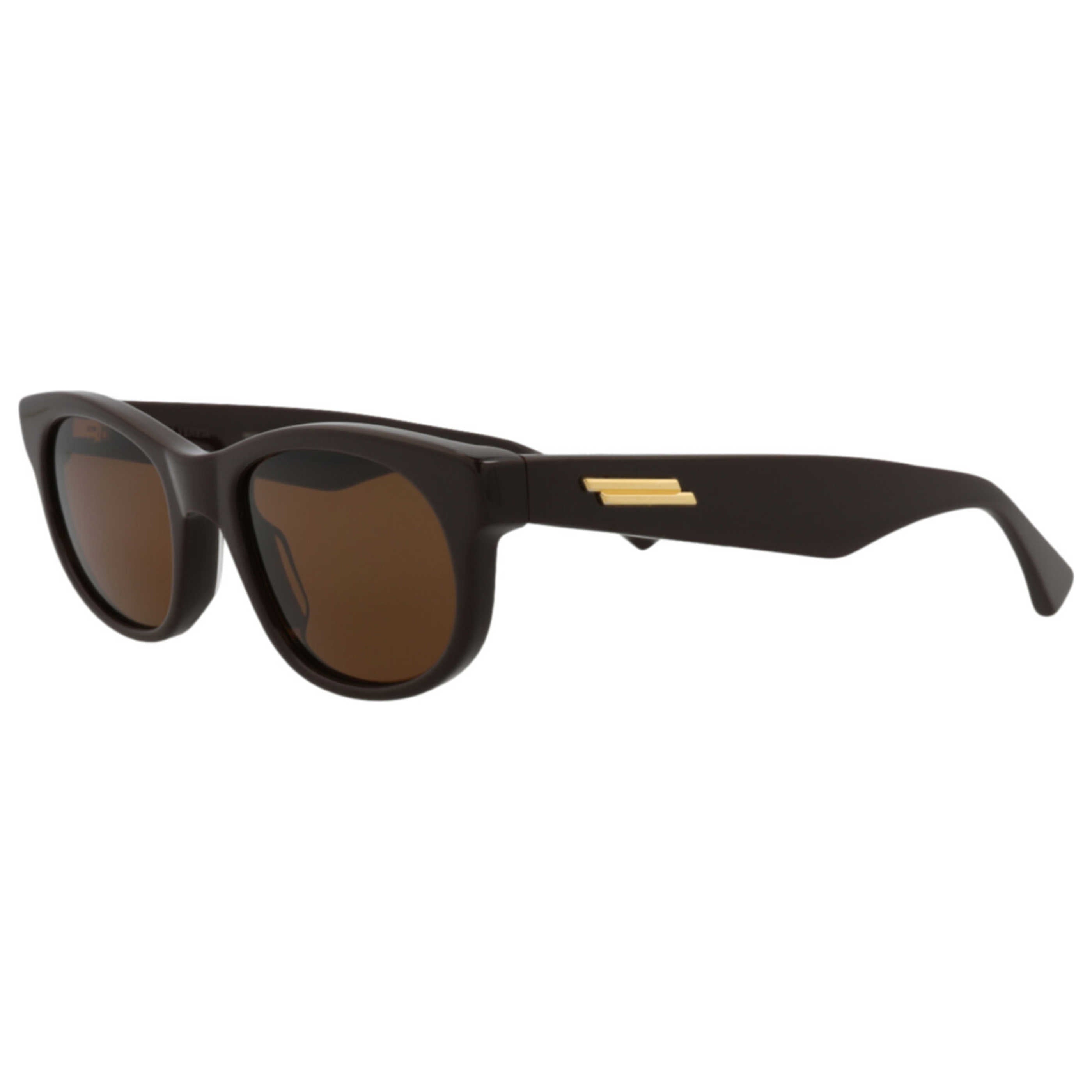 Bottega Veneta BV1145S30013141003 Brown Tinted Sunglasses — Black by Bottega Veneta