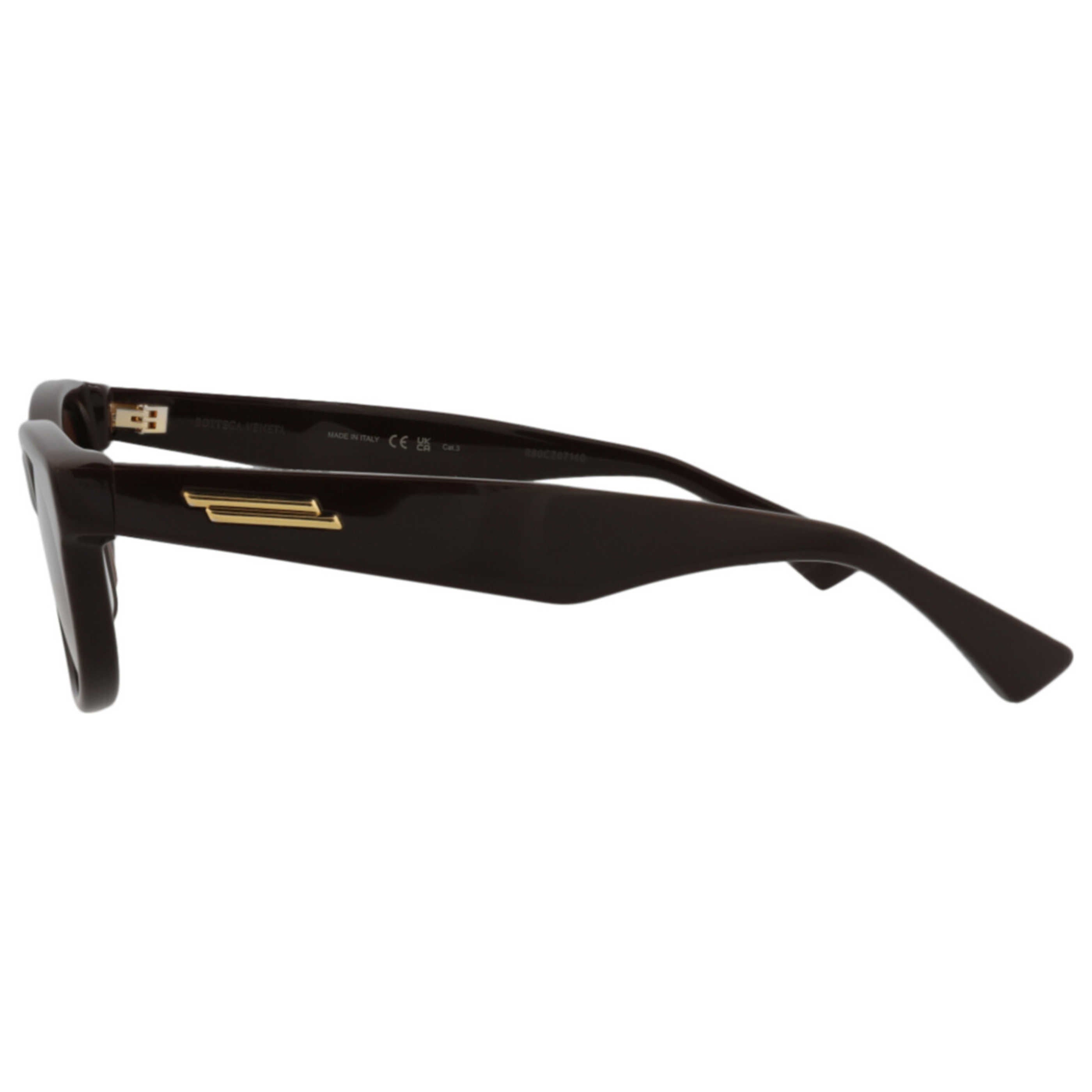 Bottega Veneta BV1145S30013141003 Brown Tinted Sunglasses — Black, view 2