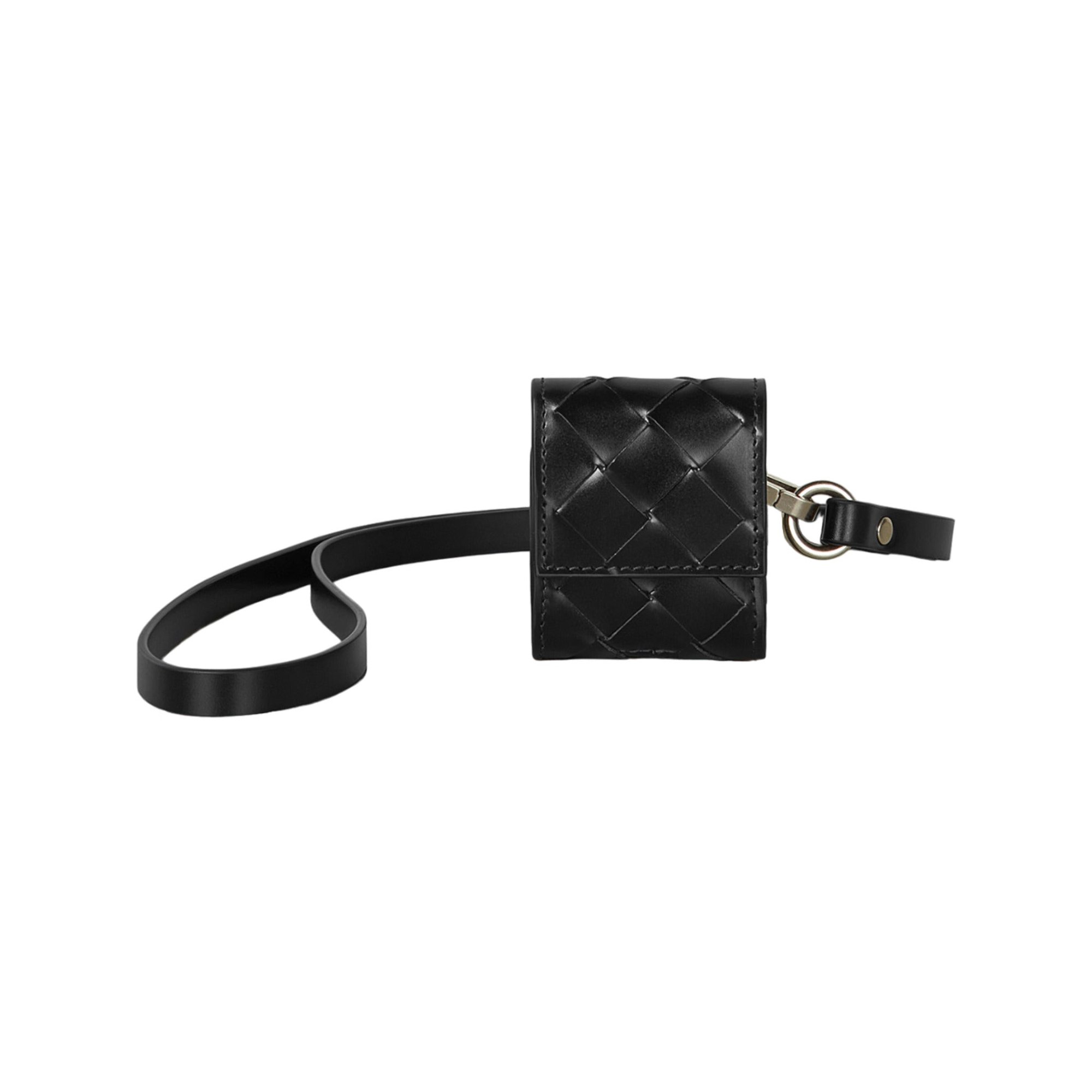 Bottega Veneta Quilted Leather Card Case — Black by Bottega Veneta