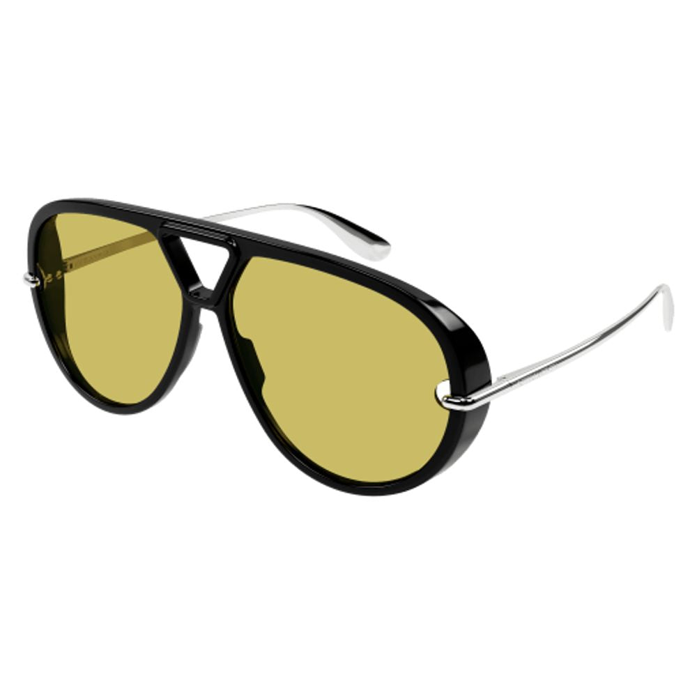 Bottega Veneta Eyewear 769232V2Q30 Pilot-Frame Sunglasses — Black, view 2