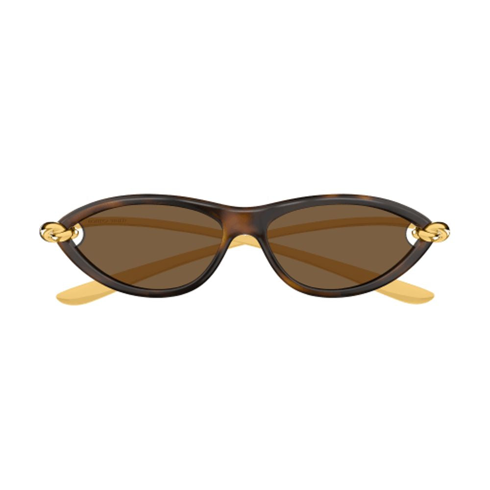Bottega Veneta Eyewear BV1390S002 Sunglasses — Brown by Bottega Veneta Eyewear