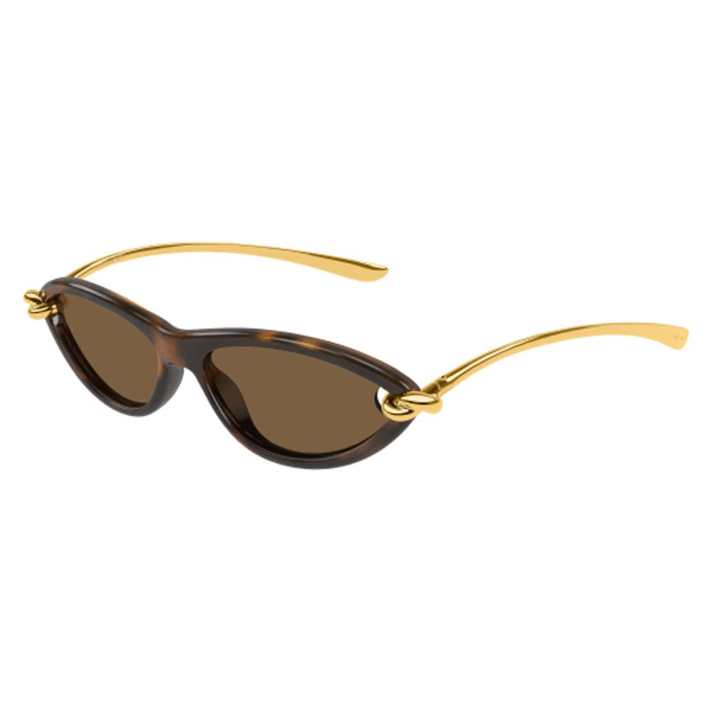 Bottega Veneta Eyewear BV1390S002 Sunglasses — Brown, view 2