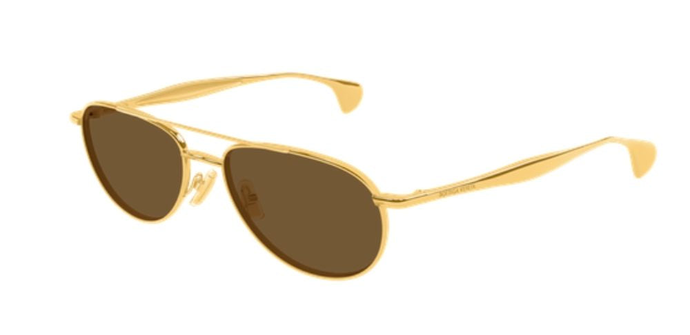 Bottega Veneta Eyewear BV1419S Sunglasses — Gold, view 2