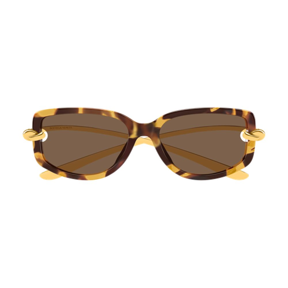 Bottega Veneta Eyewear BV1440SA Sunglasses — Tortoiseshell by Bottega Veneta Eyewear
