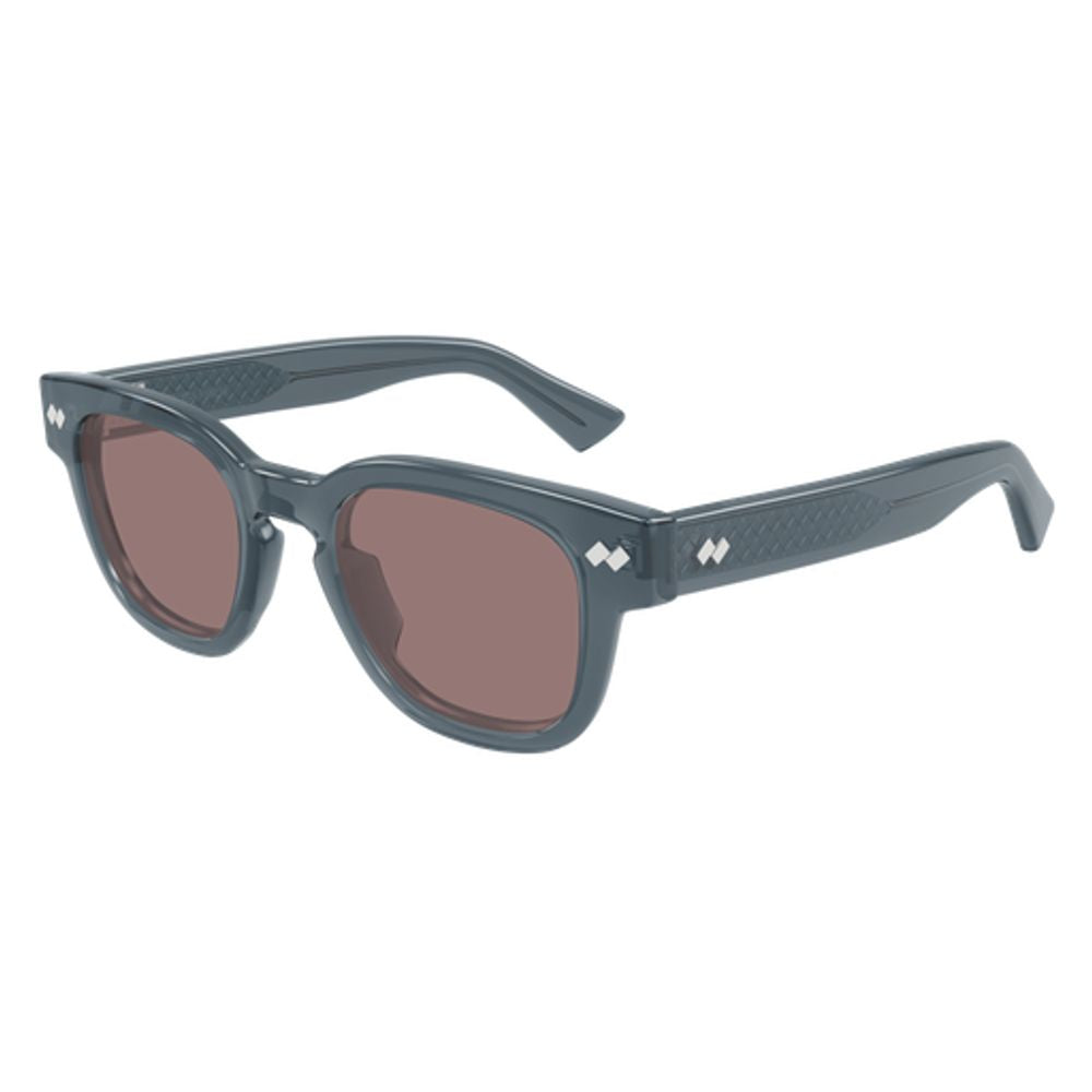 Bottega Veneta Eyewear BV1441S Square-Frame Sunglasses — Gray, view 2