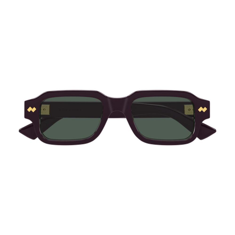 Bottega Veneta Eyewear BV1442S Rectangular-Frame Sunglasses — Violet by Bottega Veneta Eyewear