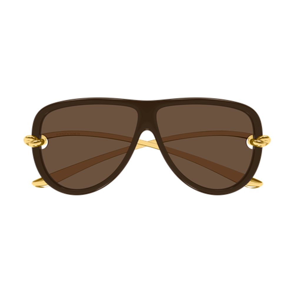 Bottega Veneta Eyewear BV1513S Sunglasses — Brown by Bottega Veneta Eyewear