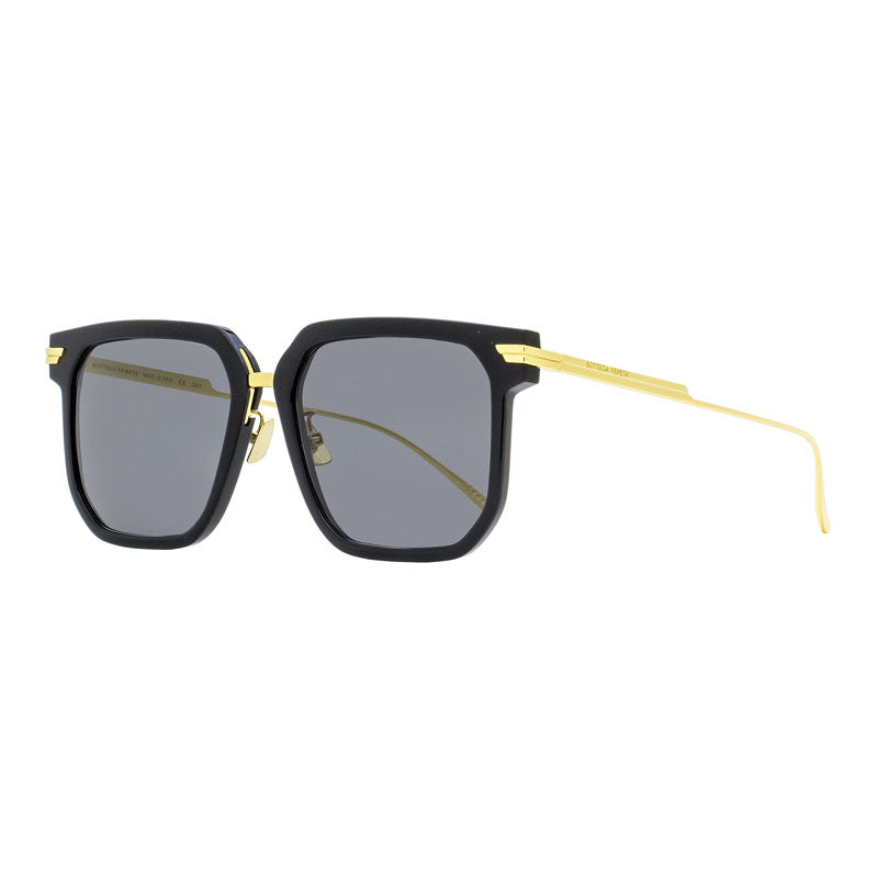 Bottega Veneta Square Full-Rim Sunglasses — Black, view 2