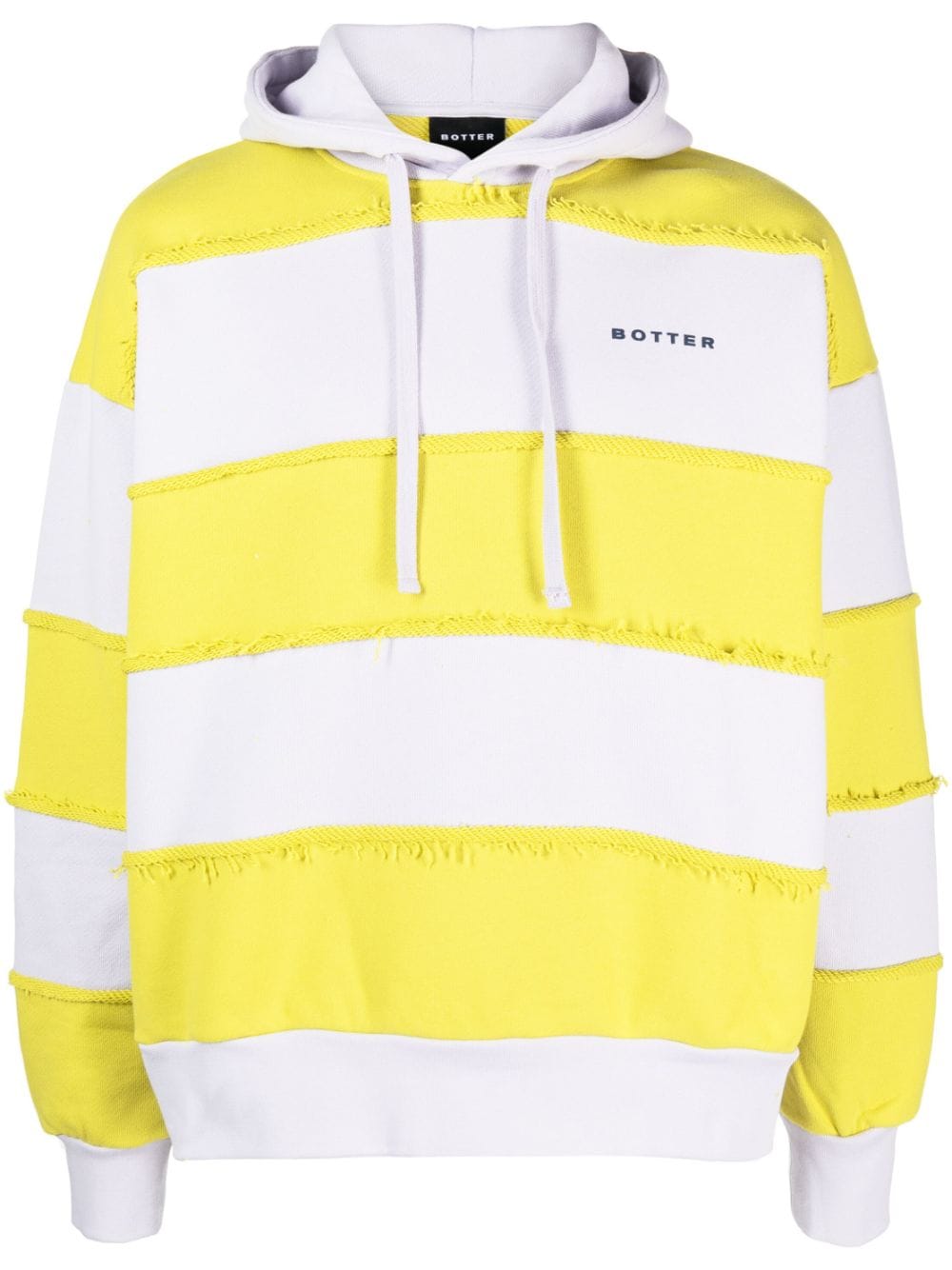 Botter Striped Organic Cotton Hoodie — Yellow by Botter