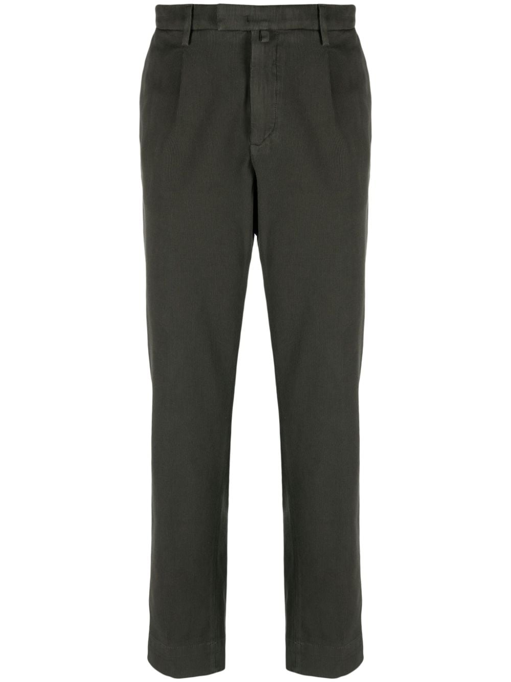 BRIGLIA 1949 Stretch-Cotton Corduroy Trousers — Olive by Briglia 1949