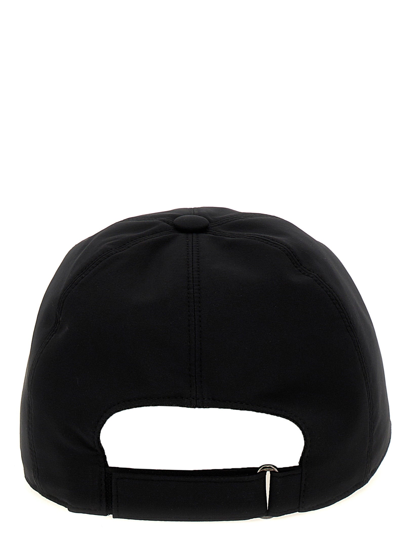 Brioni Logo-Embroidered Baseball Cap — Black, view 3