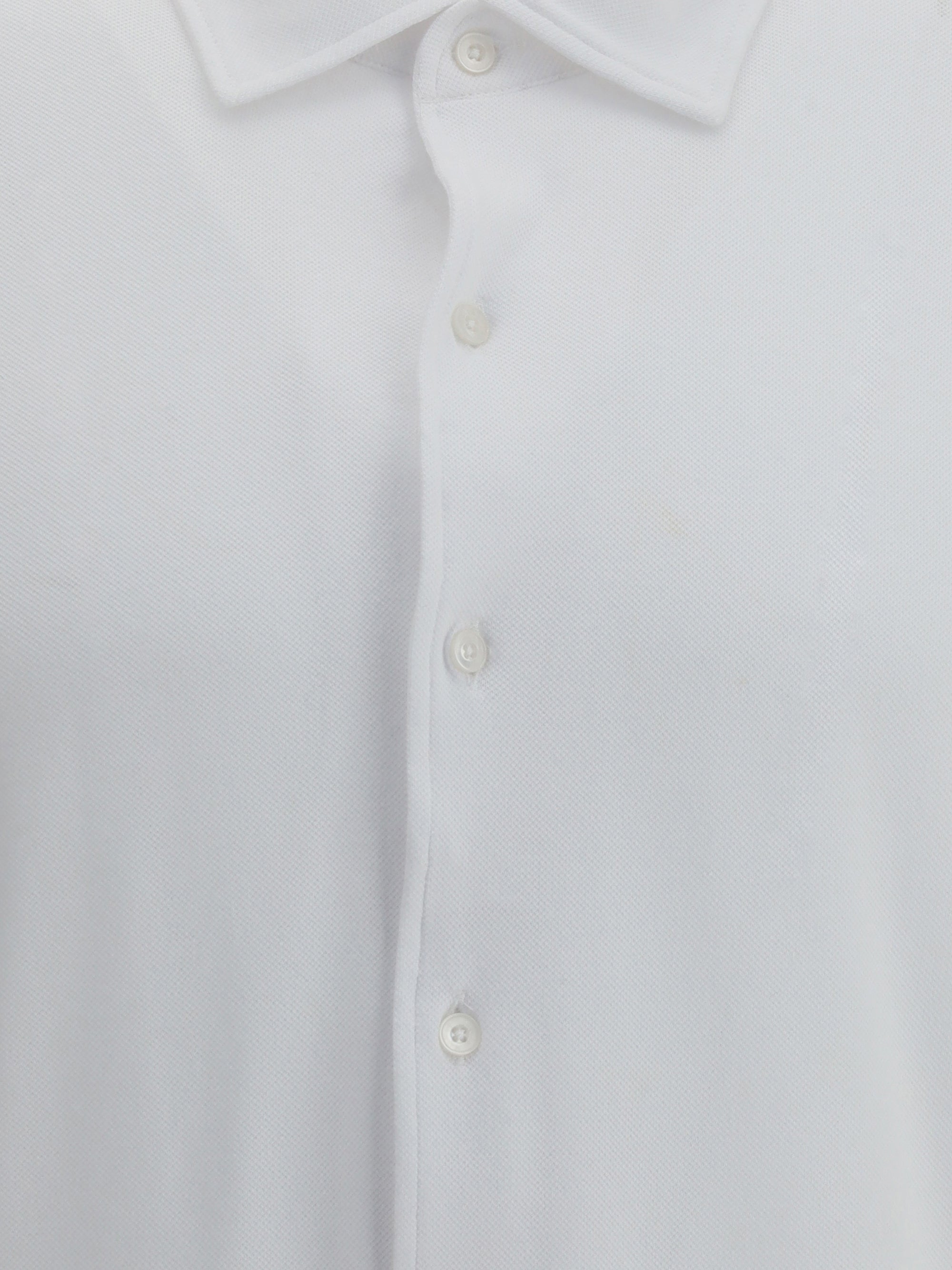 Brooksfield Cotton Shirt — White, view 3