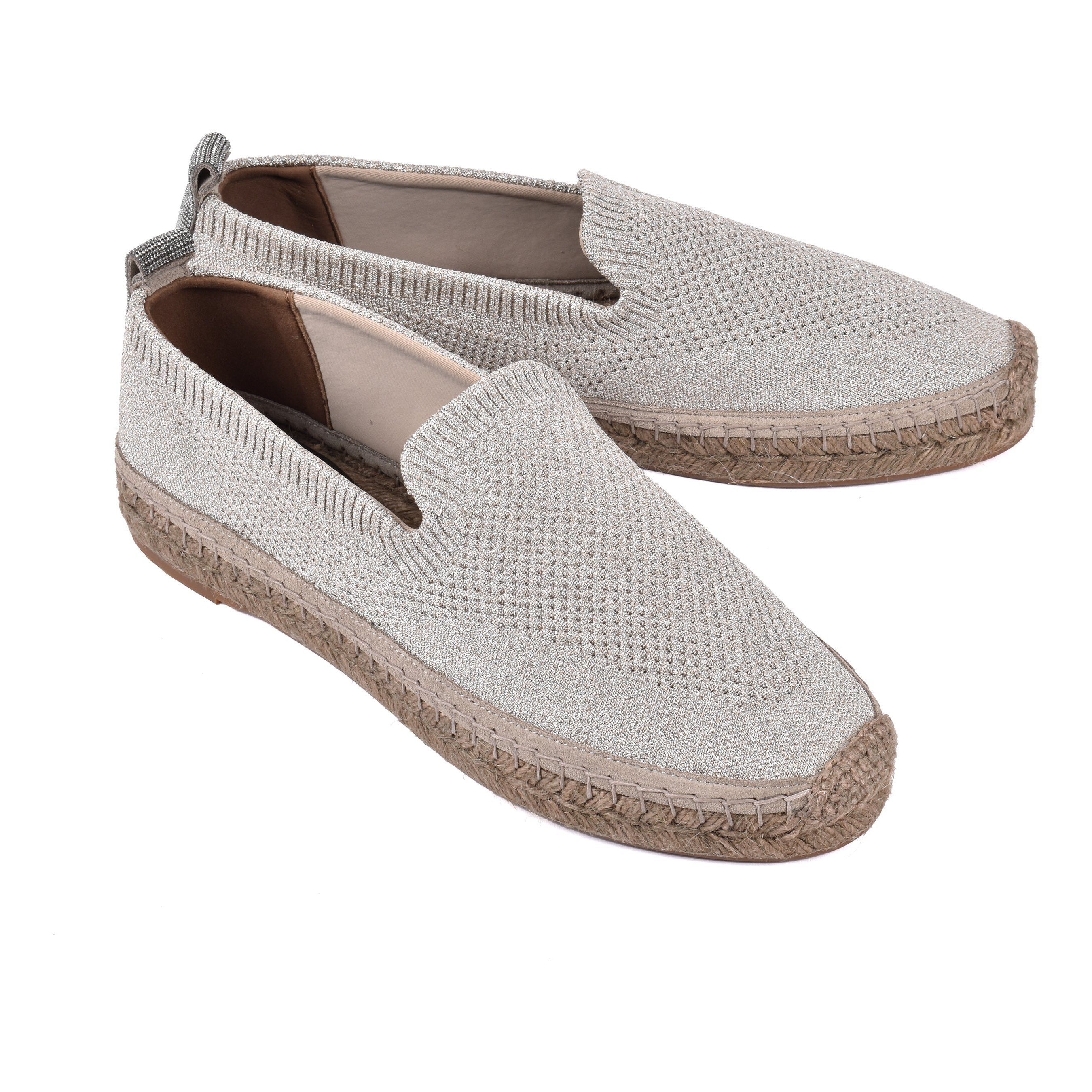 Brunello Cucinelli Espadrille Sandals — Beige by Brunello Cucinelli