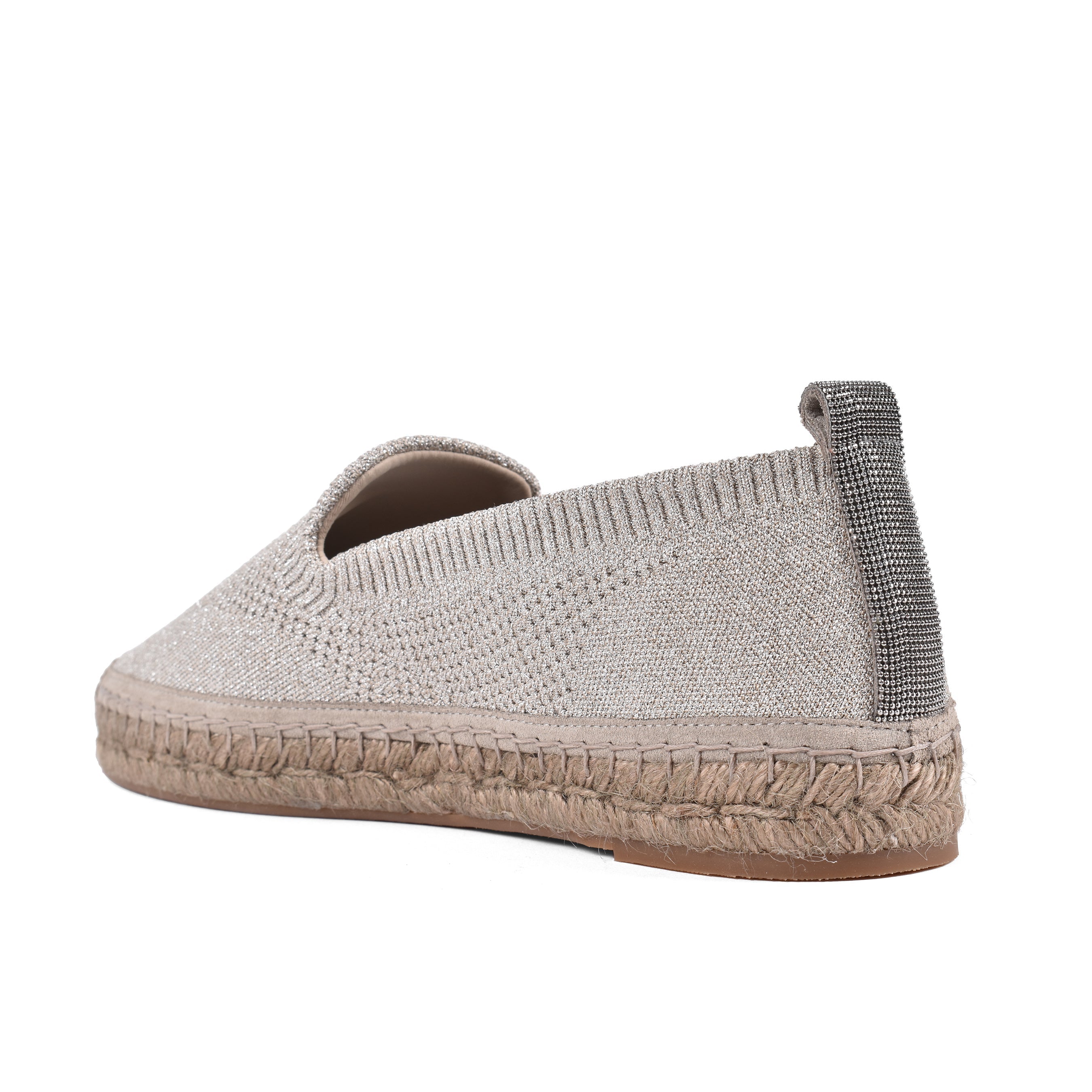 Brunello Cucinelli Espadrille Sandals — Beige, view 3