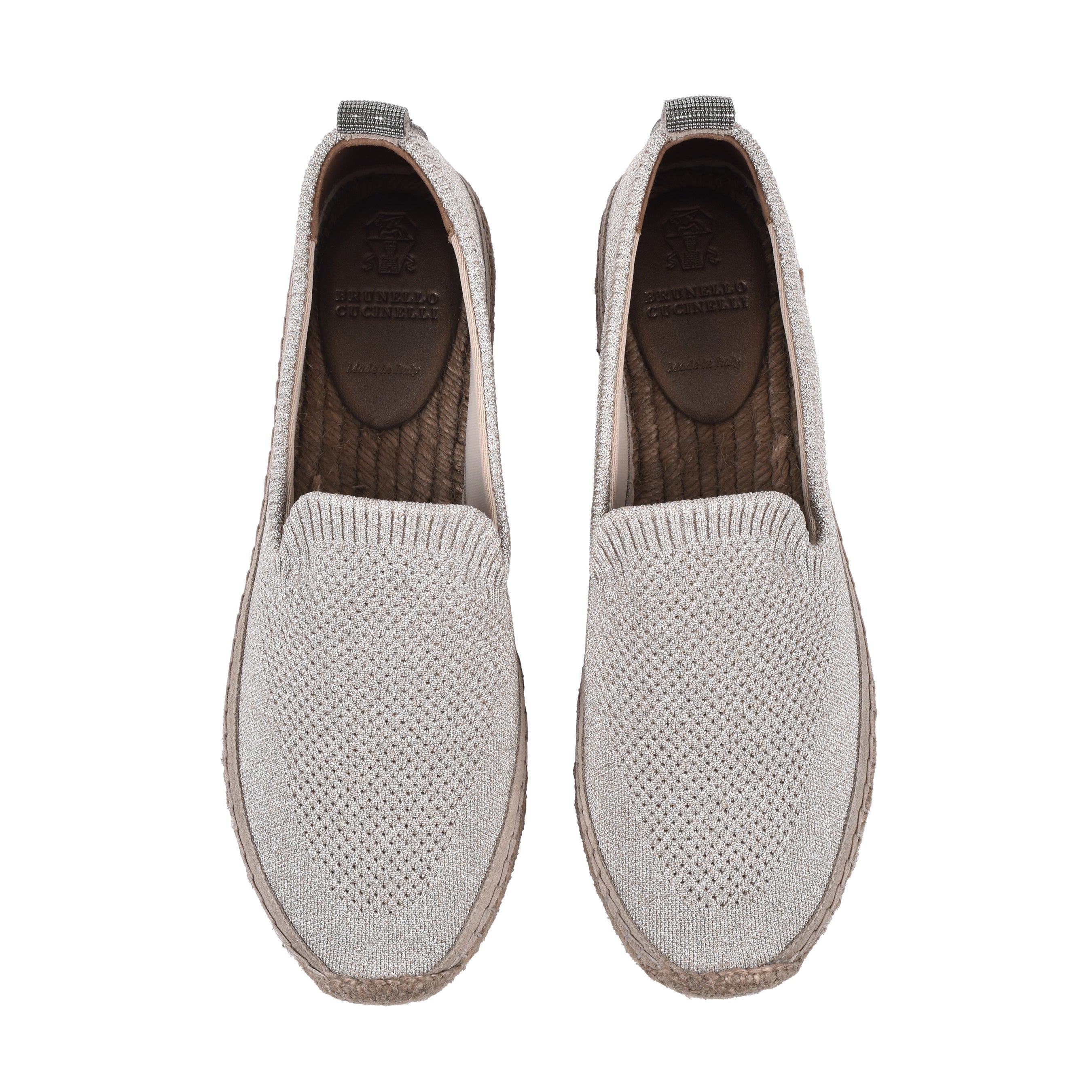 Brunello Cucinelli Espadrille Sandals — Beige, view 5