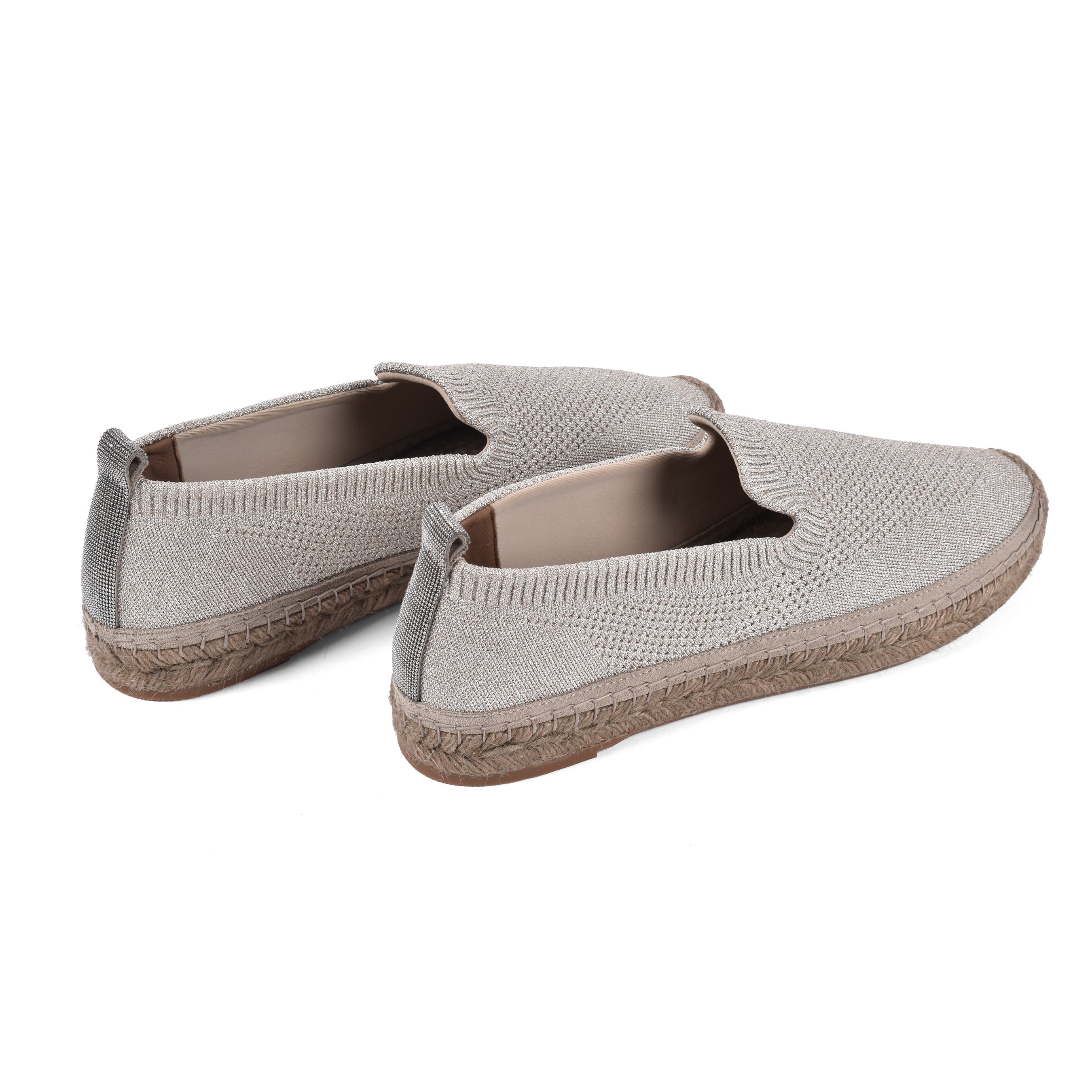 Brunello Cucinelli Espadrille Sandals — Beige, view 6