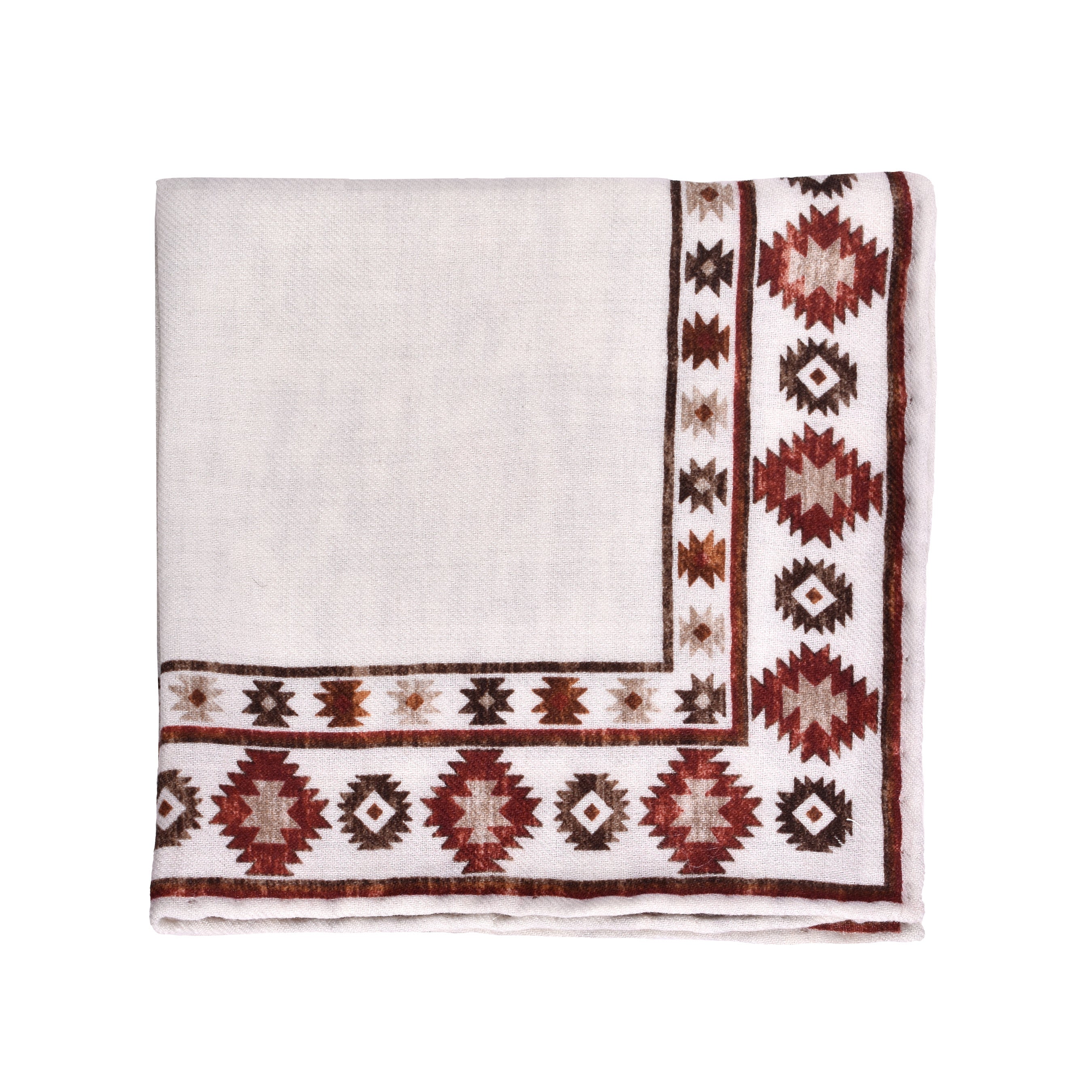 Brunello Cucinelli Geometric-Print Wool Scarf One Color by Brunello Cucinelli