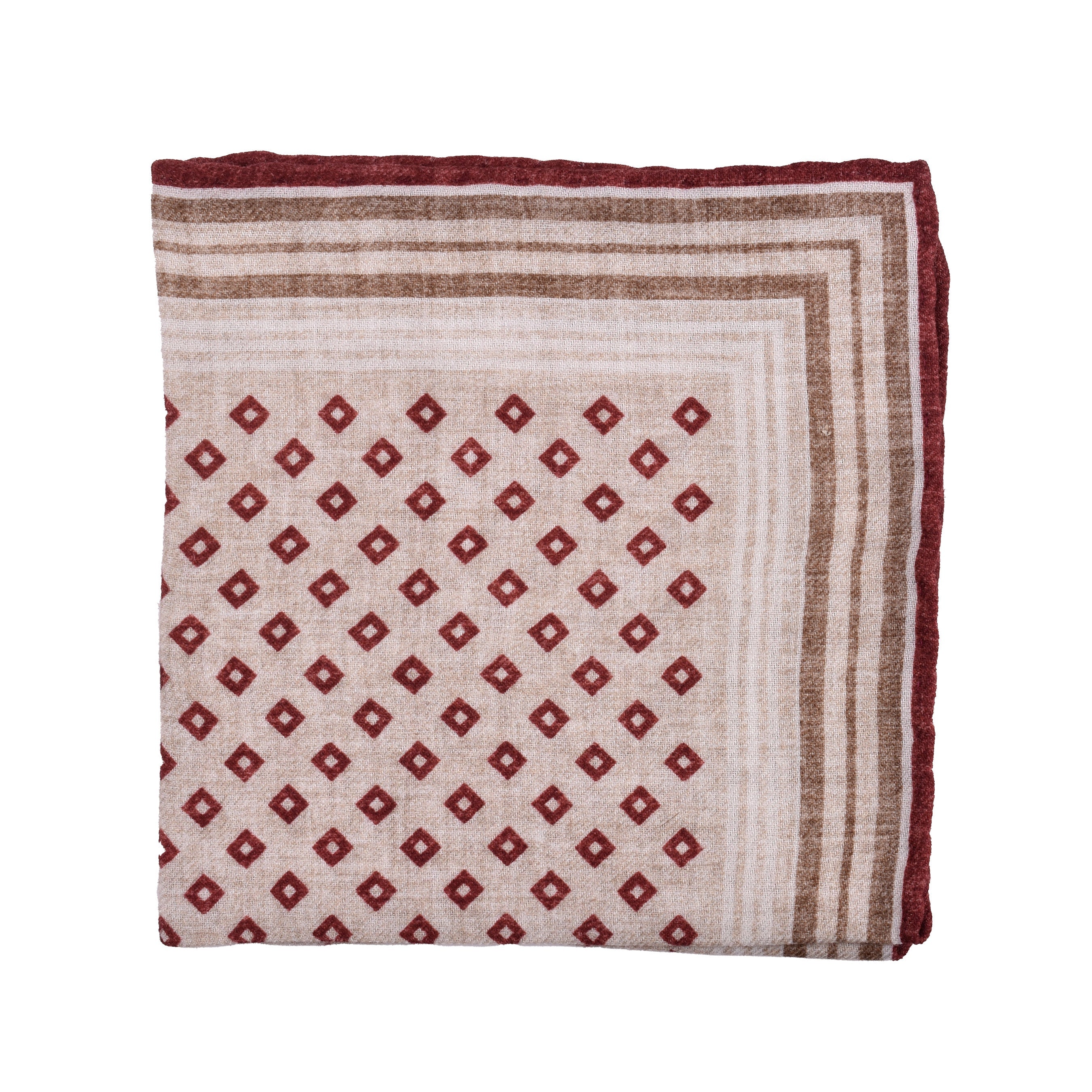 Brunello Cucinelli Mens Pocketsquare Mv8820091_cxf54 Camel Accessory by Brunello Cucinelli