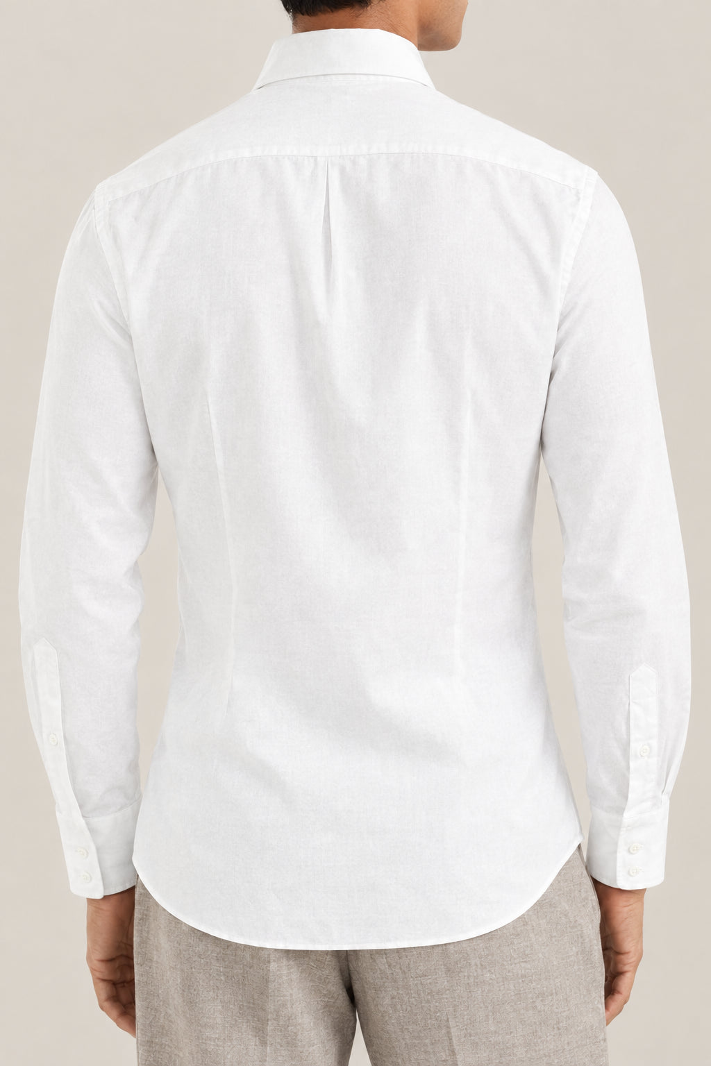 Brunello Cucinelli Cotton Dress Shirt — White, view 2