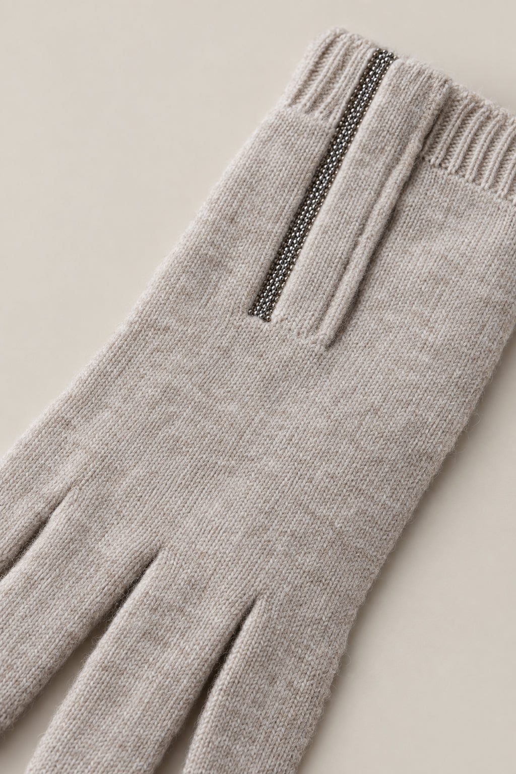Brunello Cucinelli Womens Glove Beige Accessories & Slg, view 2