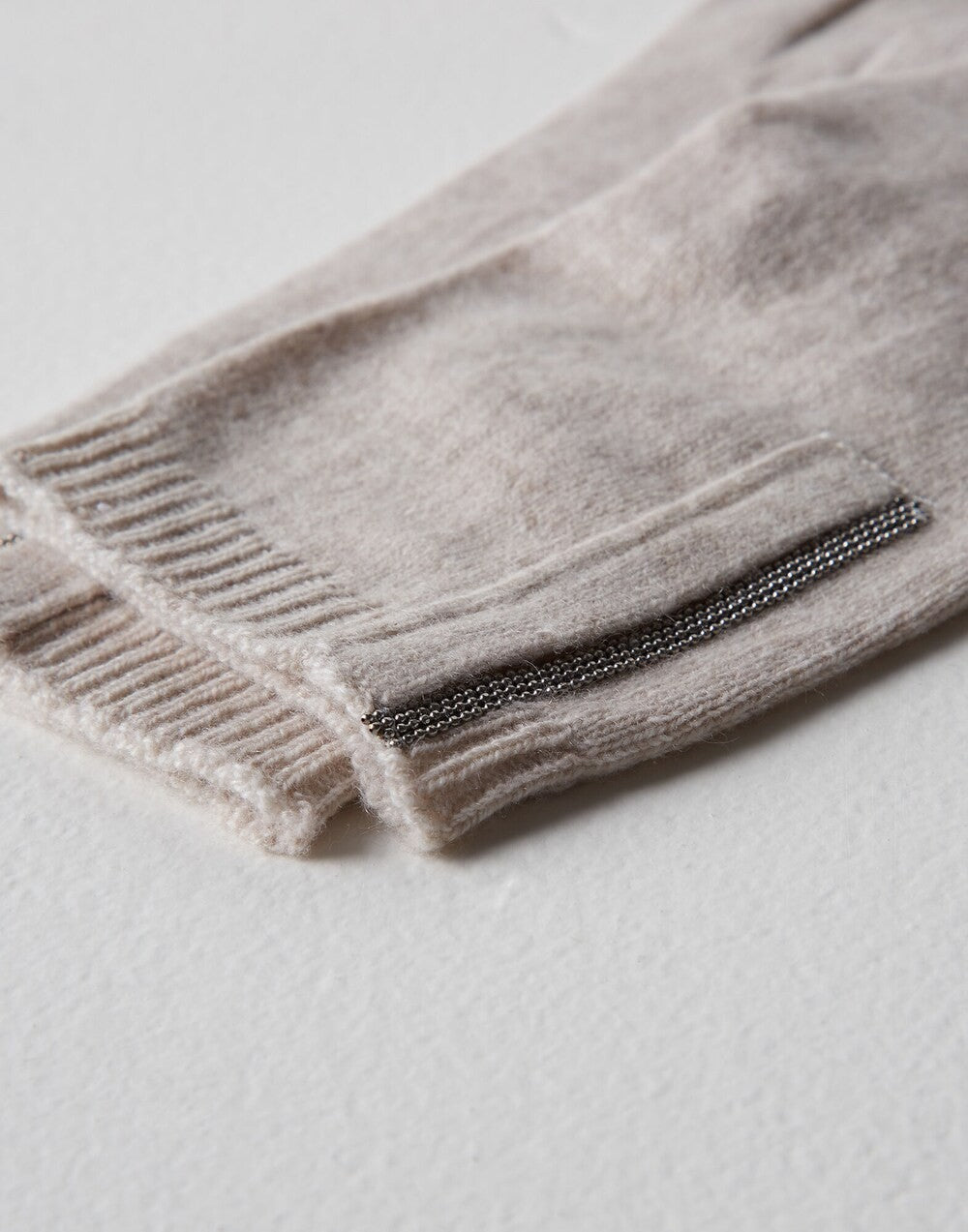 Brunello Cucinelli Womens Glove Beige Accessories & Slg, view 3