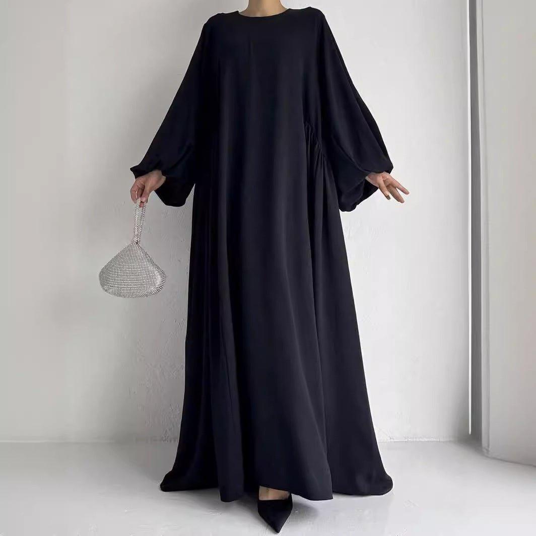 Simple Puff Balloon Sleeve Abaya (MA066), view 4