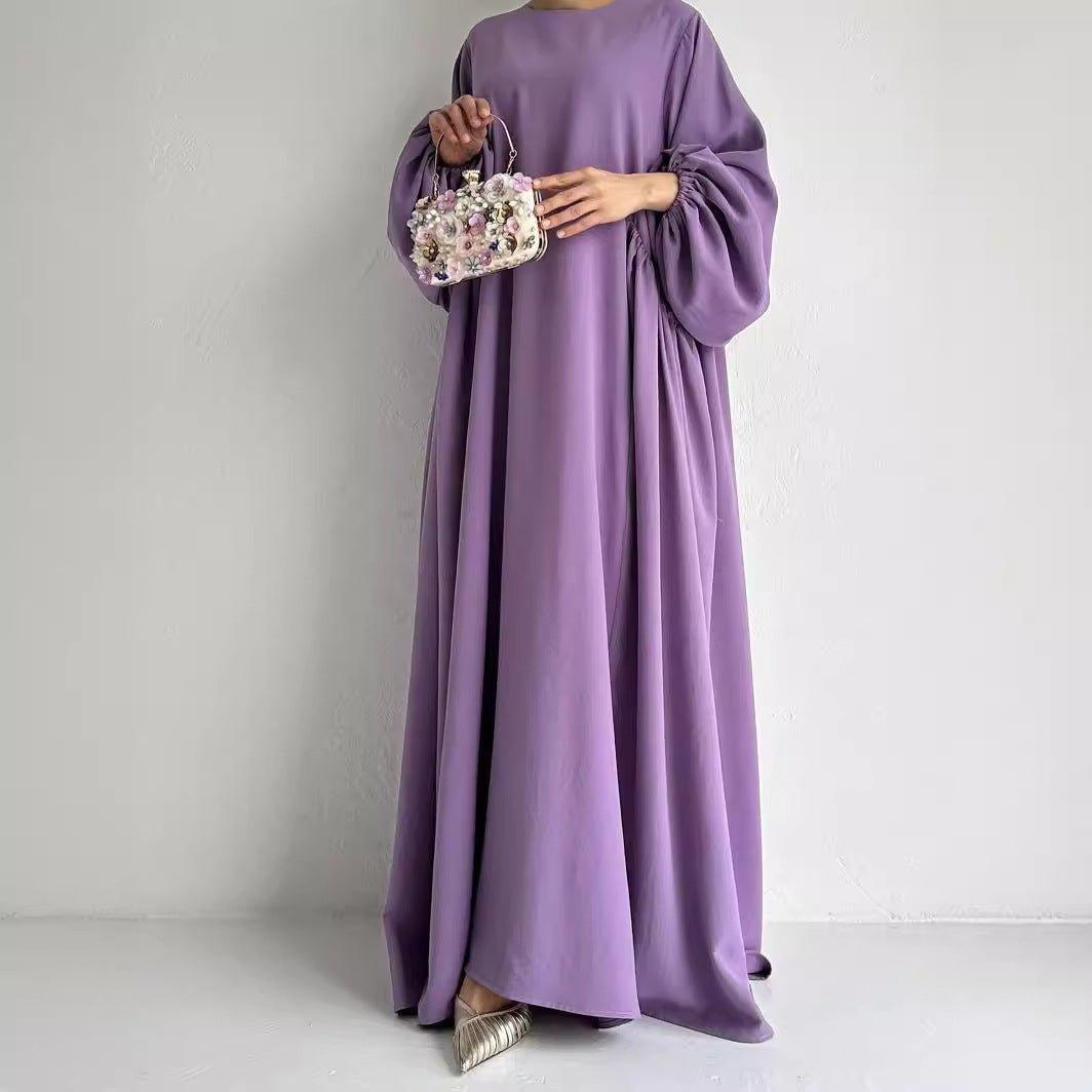 Simple Puff Balloon Sleeve Abaya (MA066), view 5
