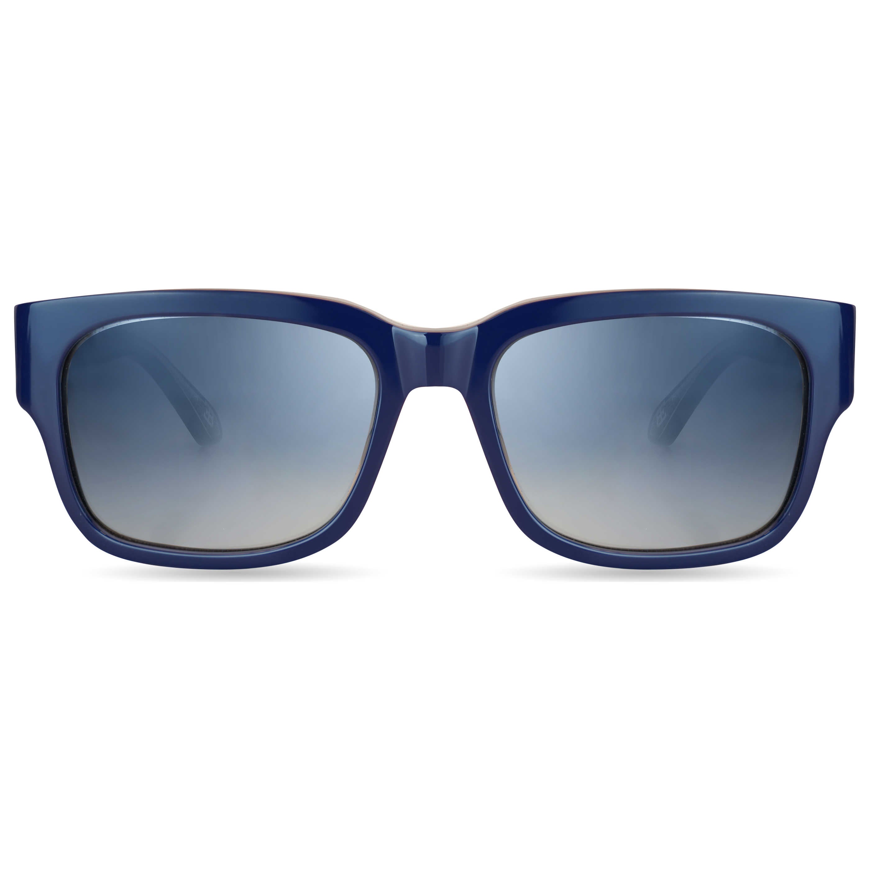 Bugatti 29DKBLUE Dark Blue Acetate Sunglasses — Navy by Bugatti