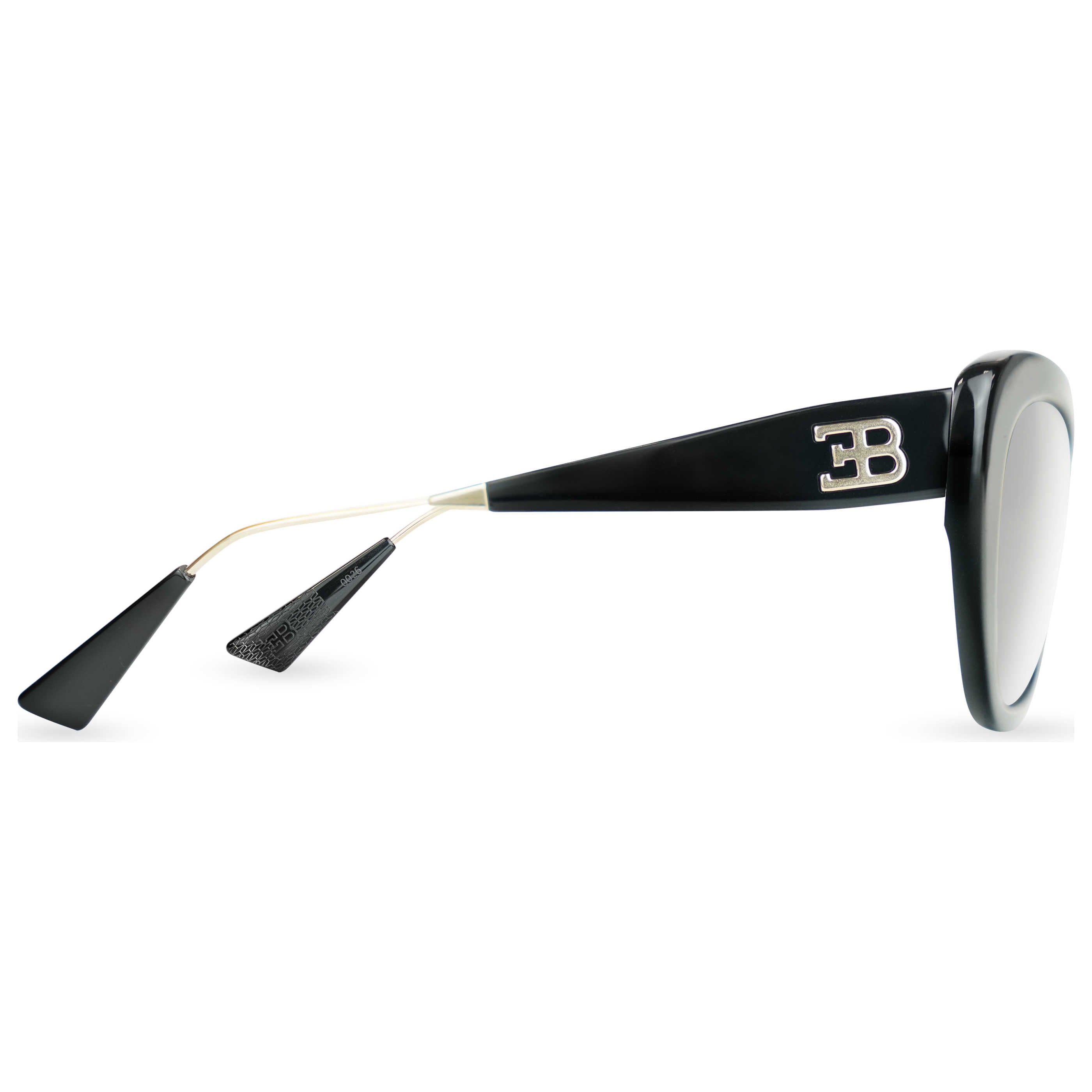 Bugatti 39BKRX Cat-eye Eyeglasses — Black, view 2