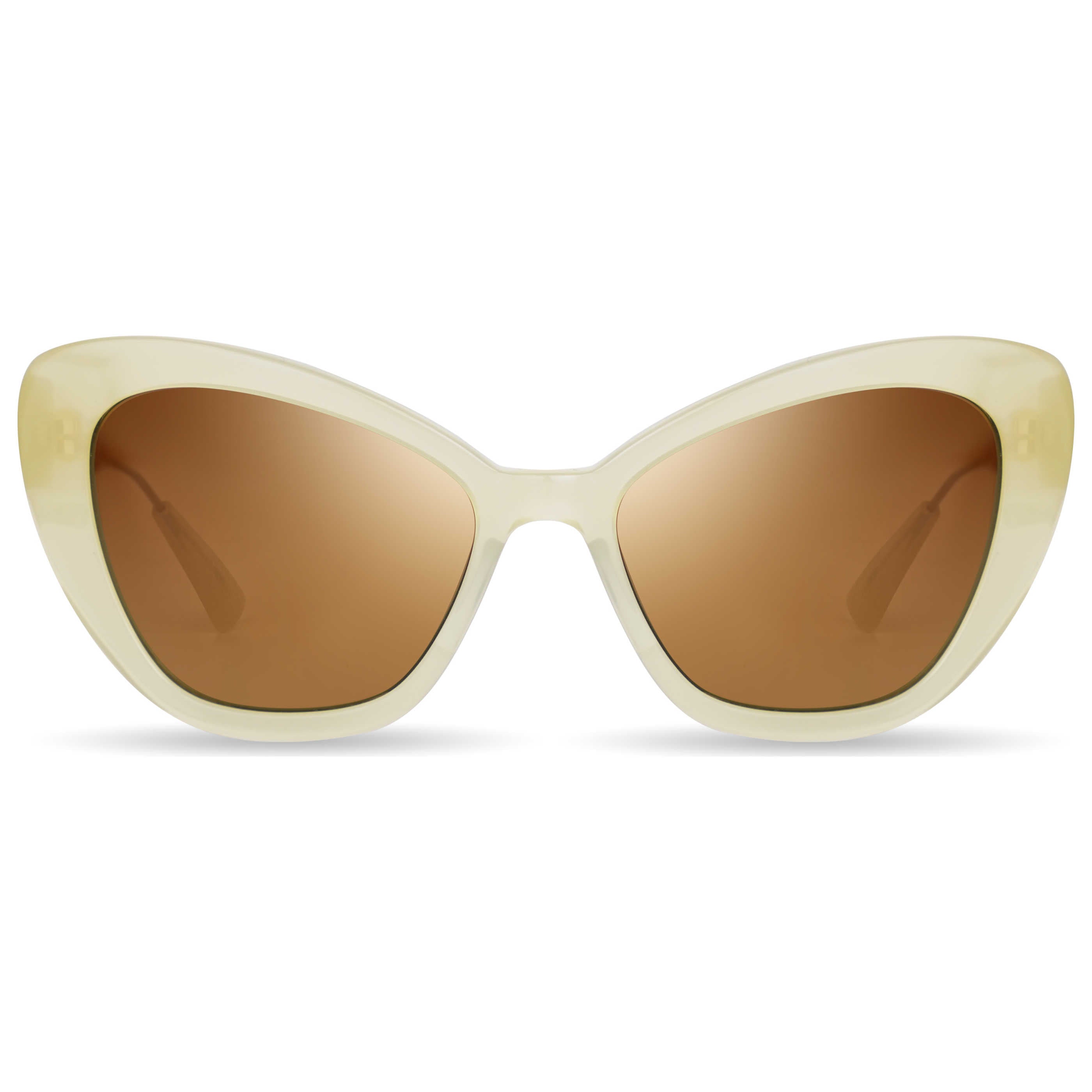 Bugatti 39BNE Cat-Eye Sunglasses — Beige by Bugatti