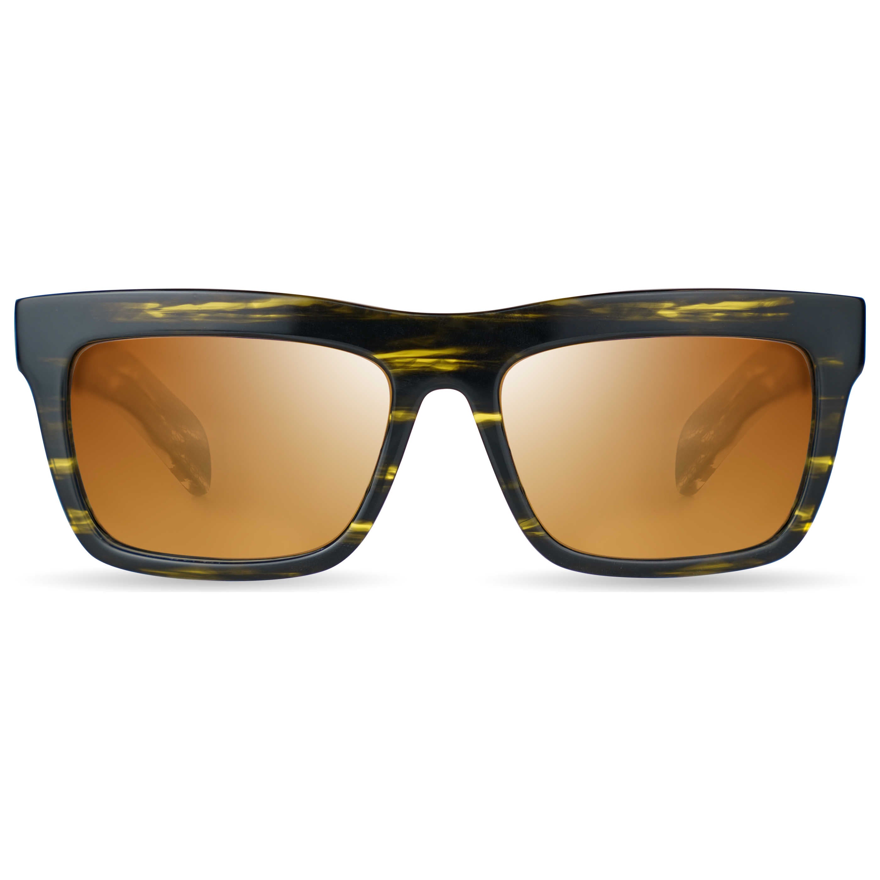 Bugatti 44DT Dark Tortoise with Amber Lenses Sunglasses — Brown by Bugatti