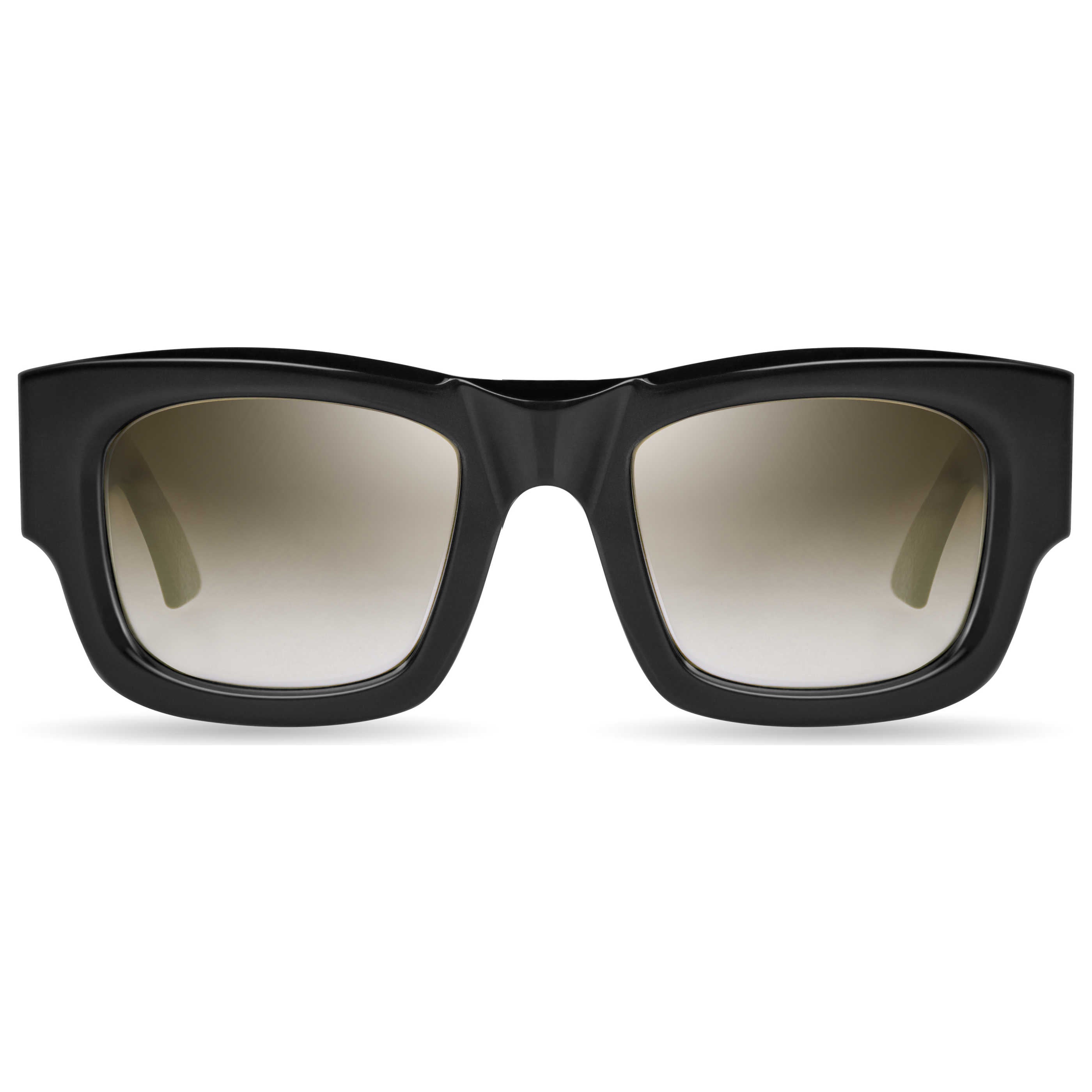 Bugatti 48MBKAF Asian-Fit Black Frame Sunglasses — Black by Bugatti