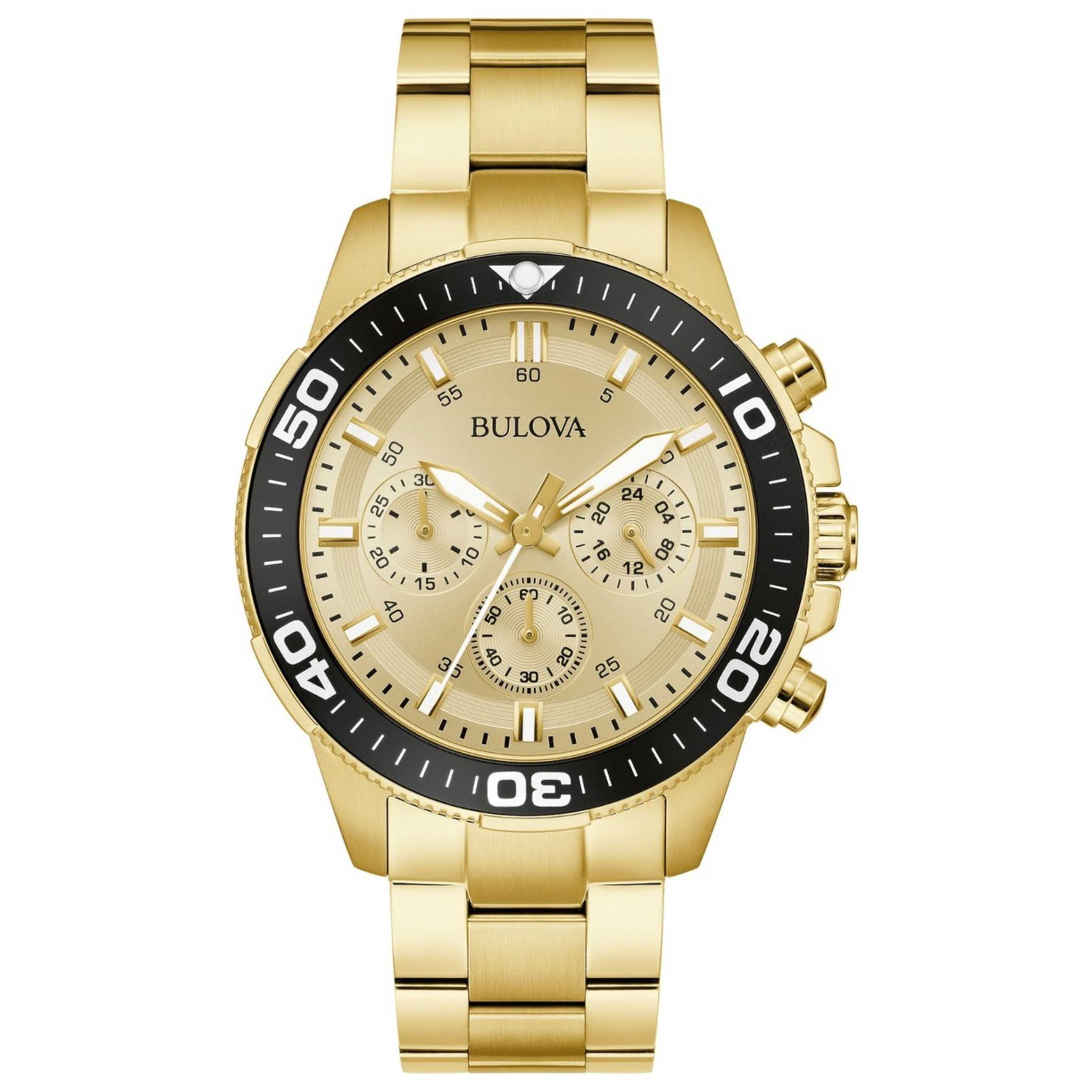 Bulova Chronograph Quartz Watch — Gold by Bulova