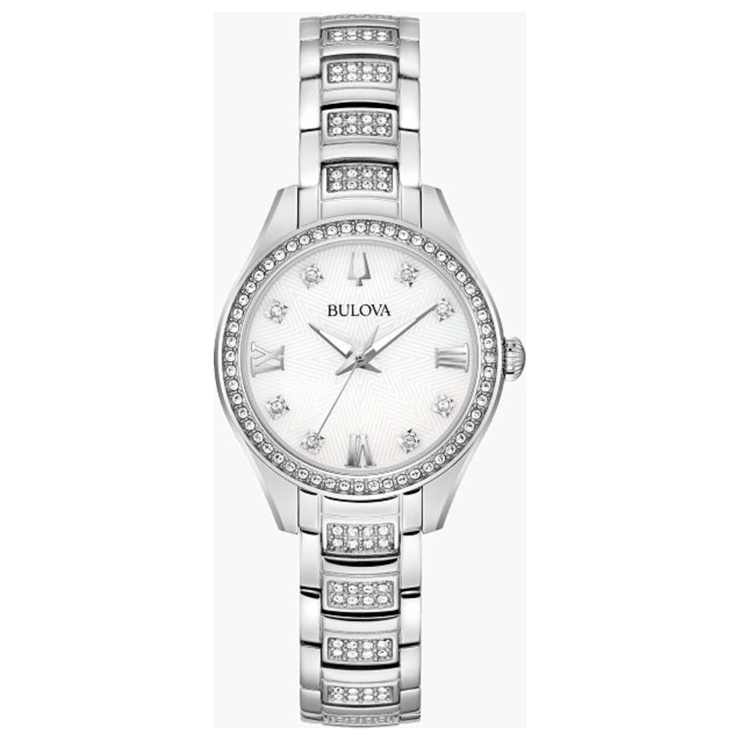 Bulova Crystal-Set Watch — Silver by Bulova