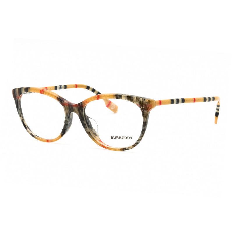 Burberry BE2389F4087 Striped Acetate Eyeglasses — Orange by Burberry