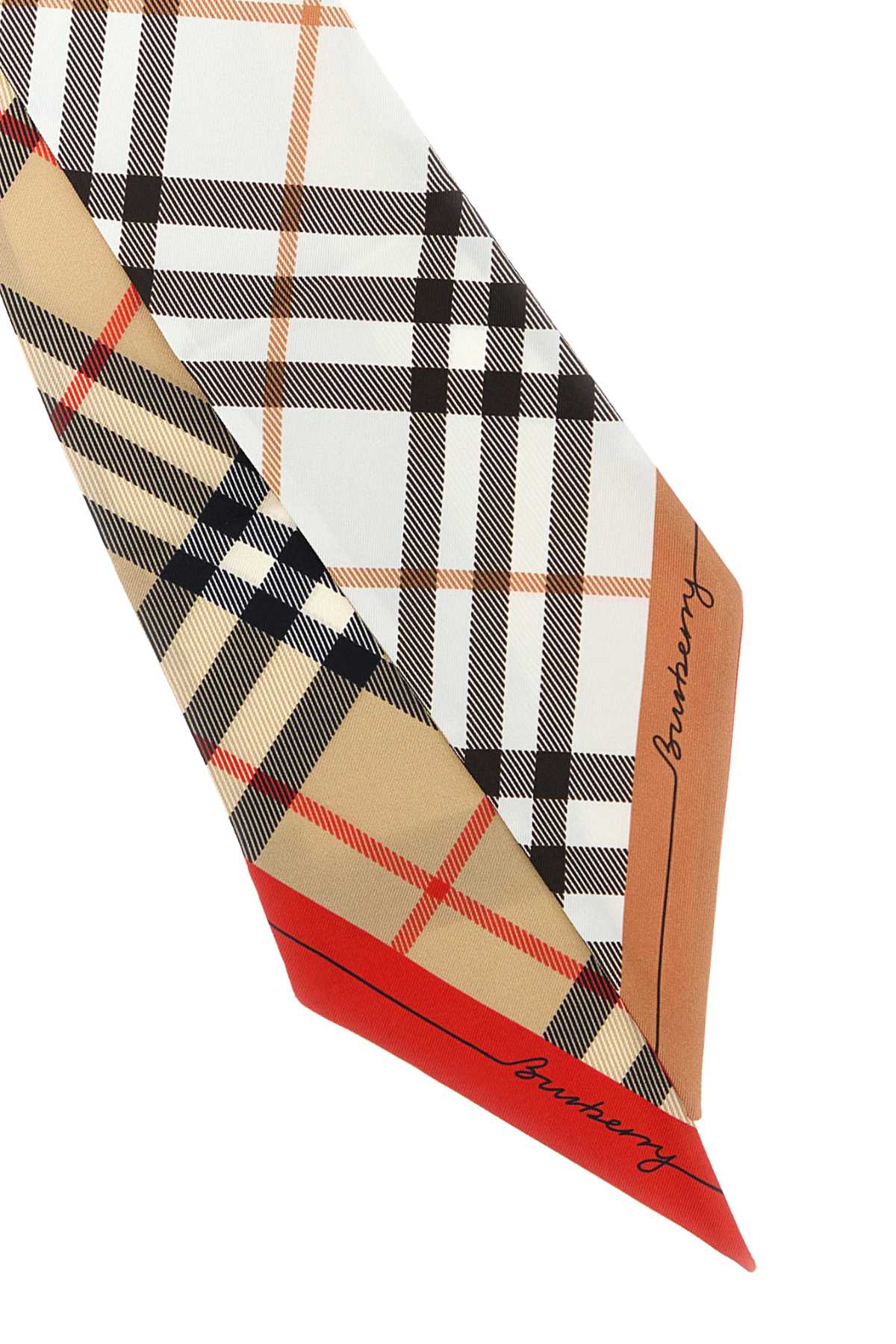 Burberry Check Scarf — Beige, view 2