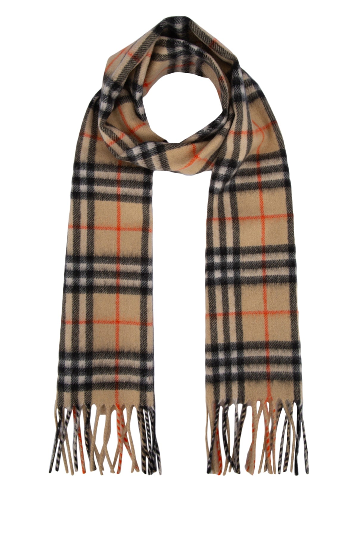 Burberry Jr Cash Scarf — Beige by Burberry Jr