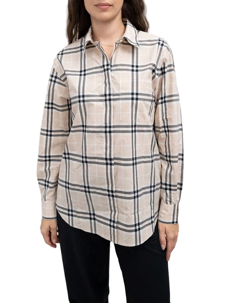 Burberry Ivonne Shirt — Beige, view 2