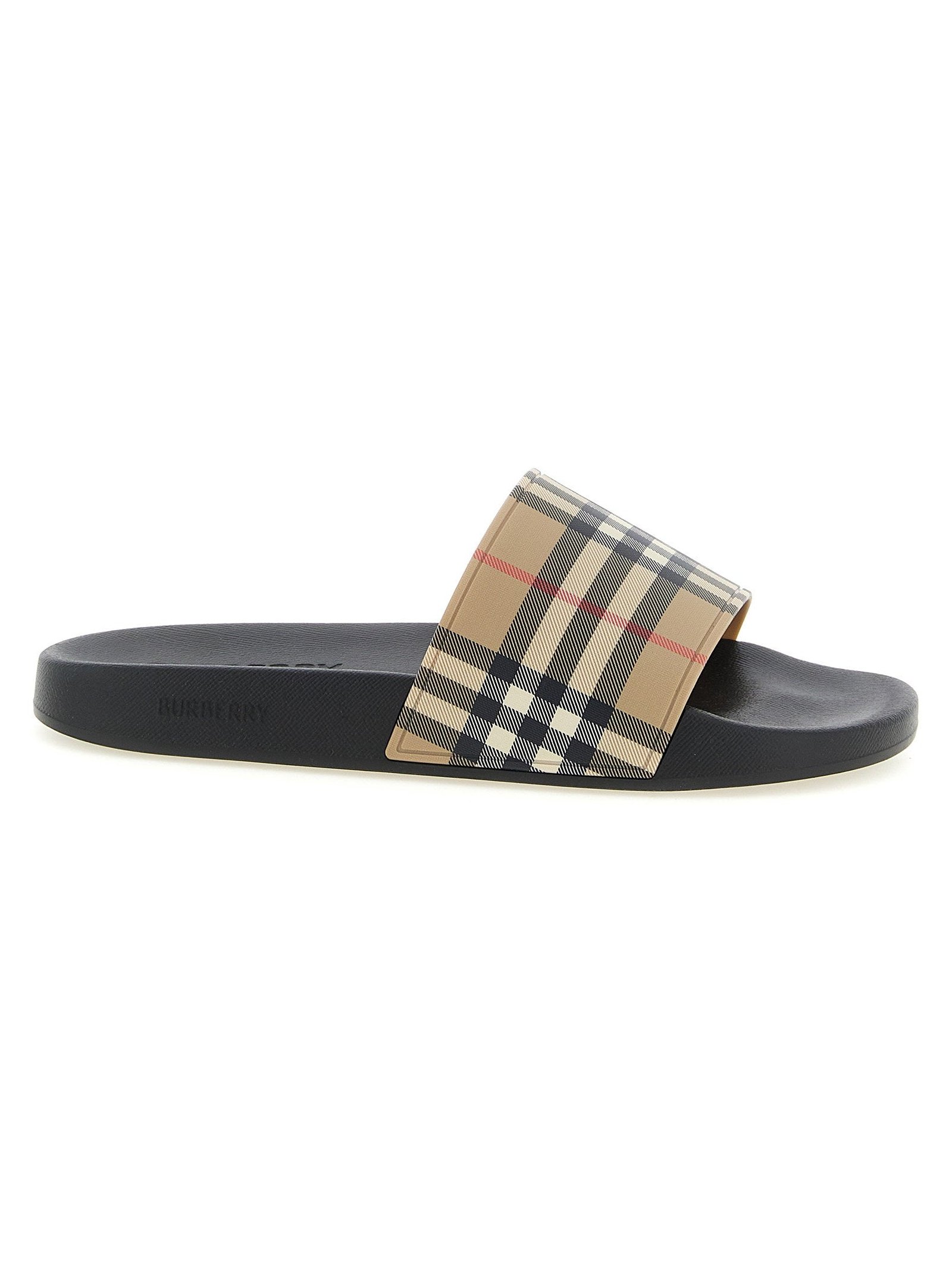 Burberry Furley Slides — Black by Burberry