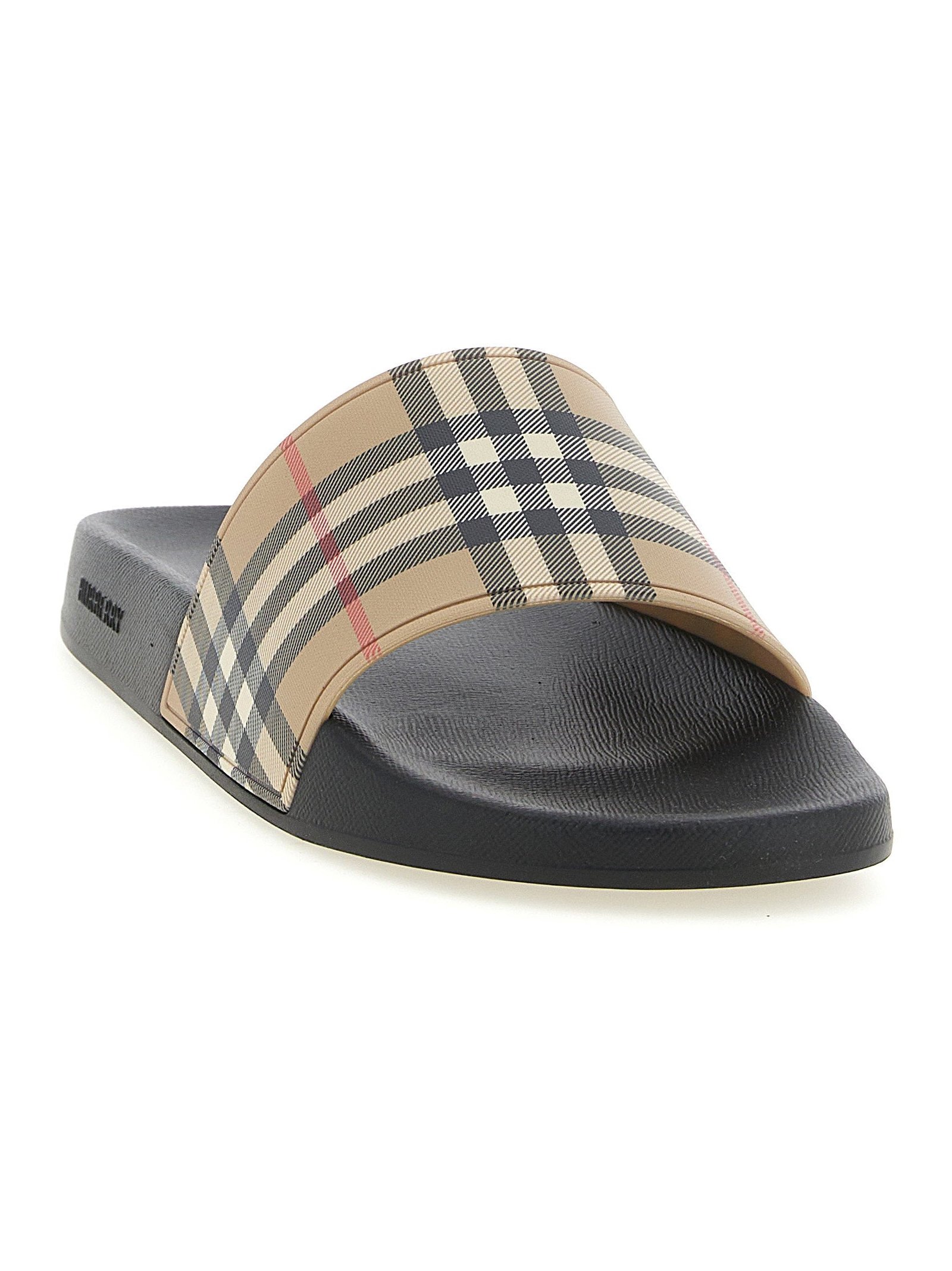 Burberry Furley Slides — Black, view 2