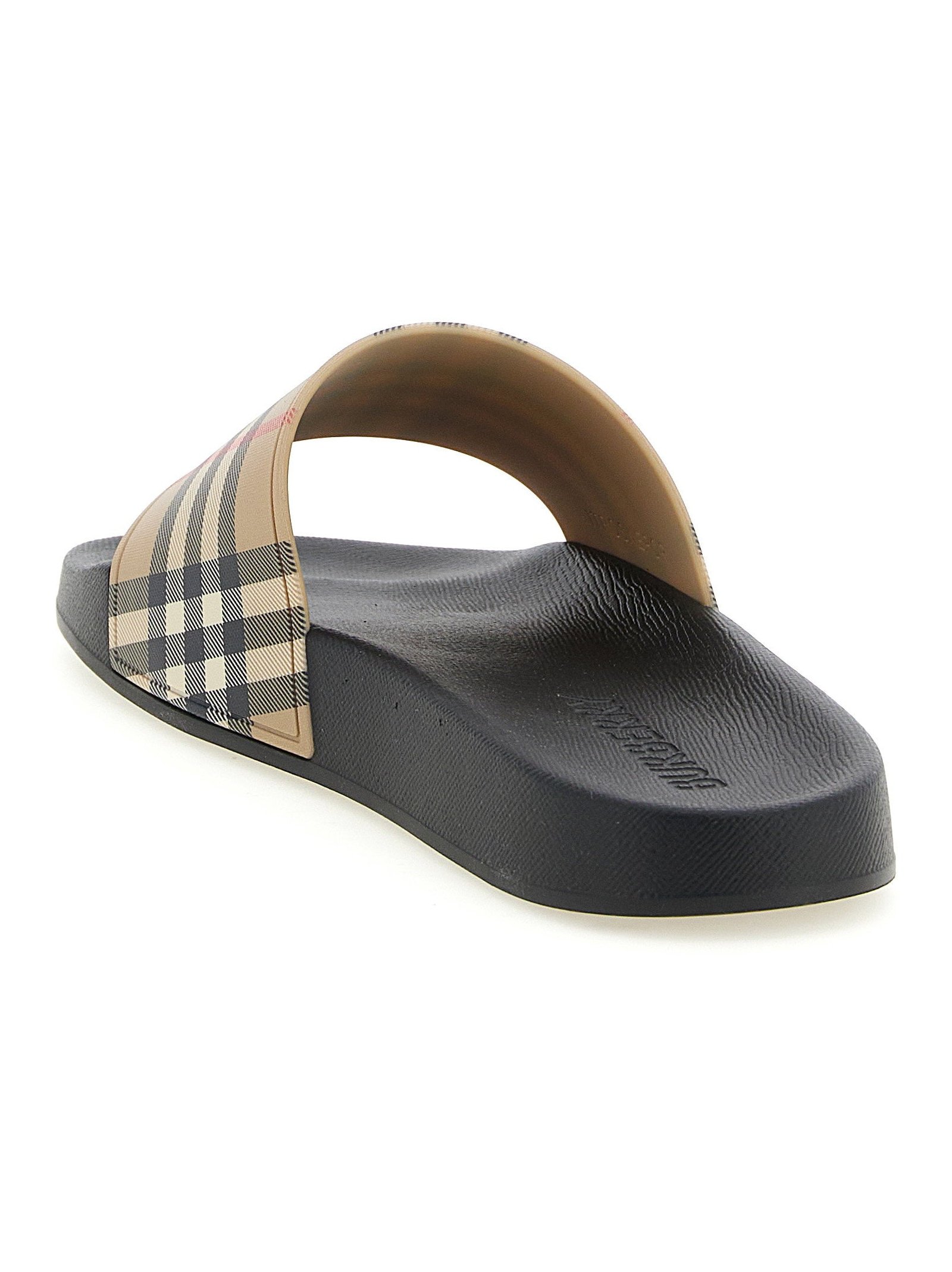 Burberry Furley Slides — Black, view 3