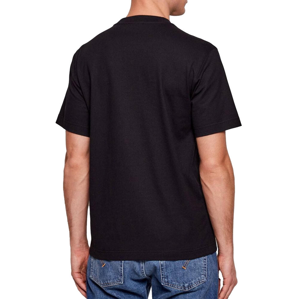 Burberry Logo-Embroidered T-Shirt — Black, view 3