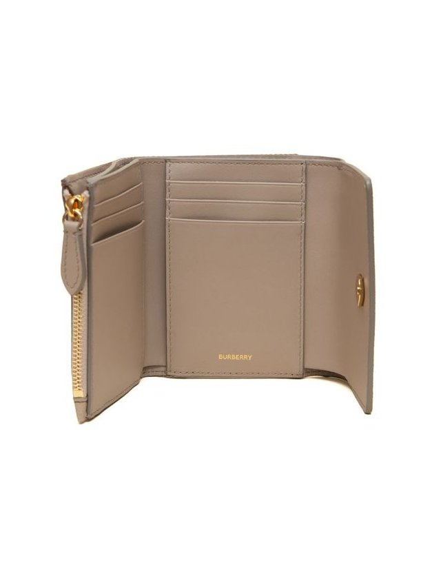 Burberry Lancaster Check Wallet — Beige, view 4