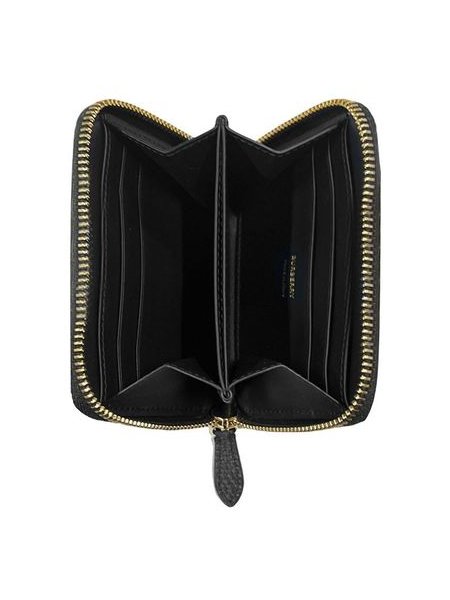 Burberry Calf Grain Leather Wallet — Black, view 4