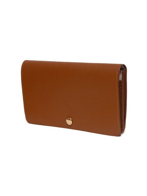 Burberry Calf Grain Leather Wallet — Brown, view 2